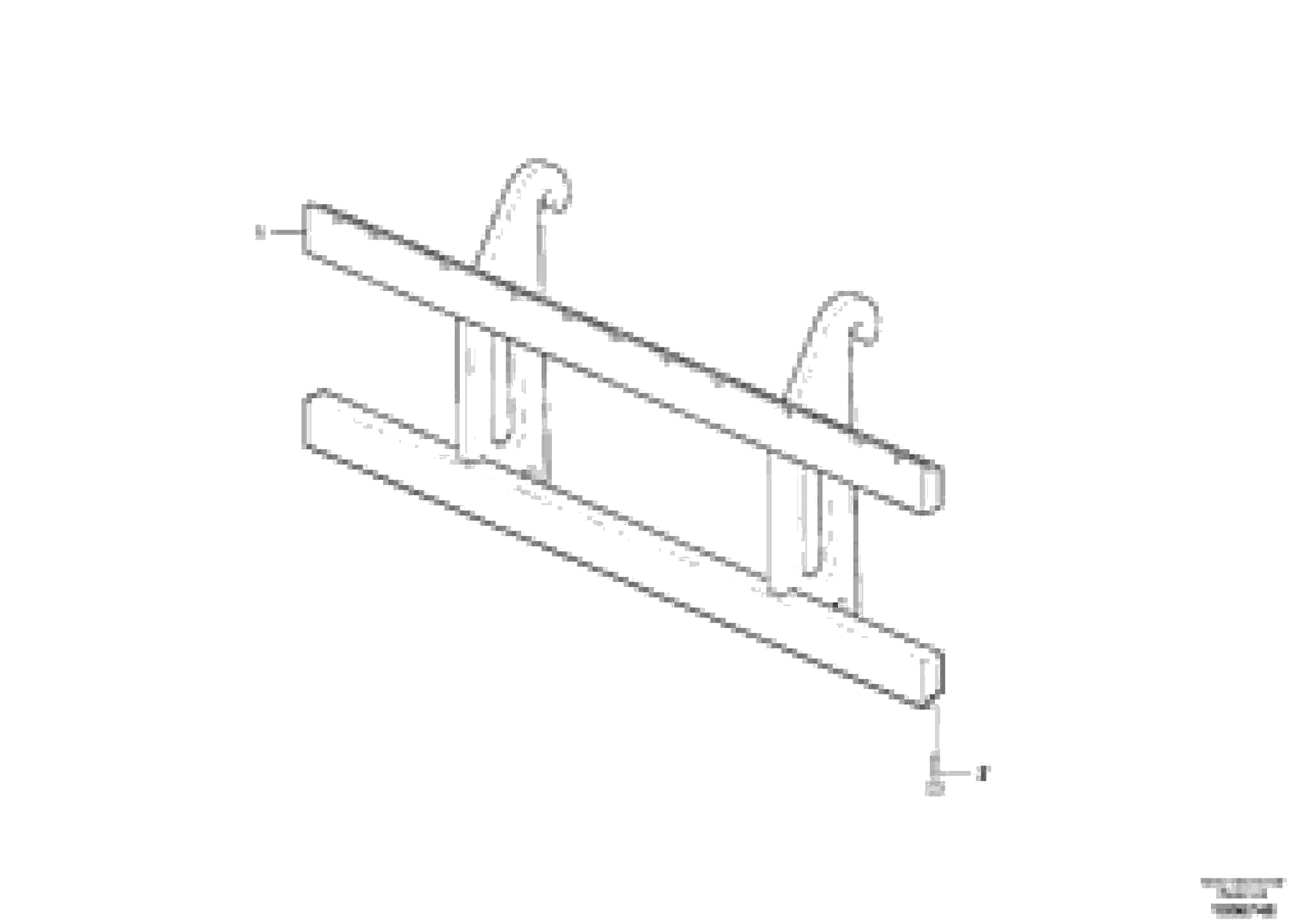 Схема запчастей Volvo L20F - 106733 Fork frame ATTACHMENTS ATT. COMPACT WHEEL LOADERS GEN. F