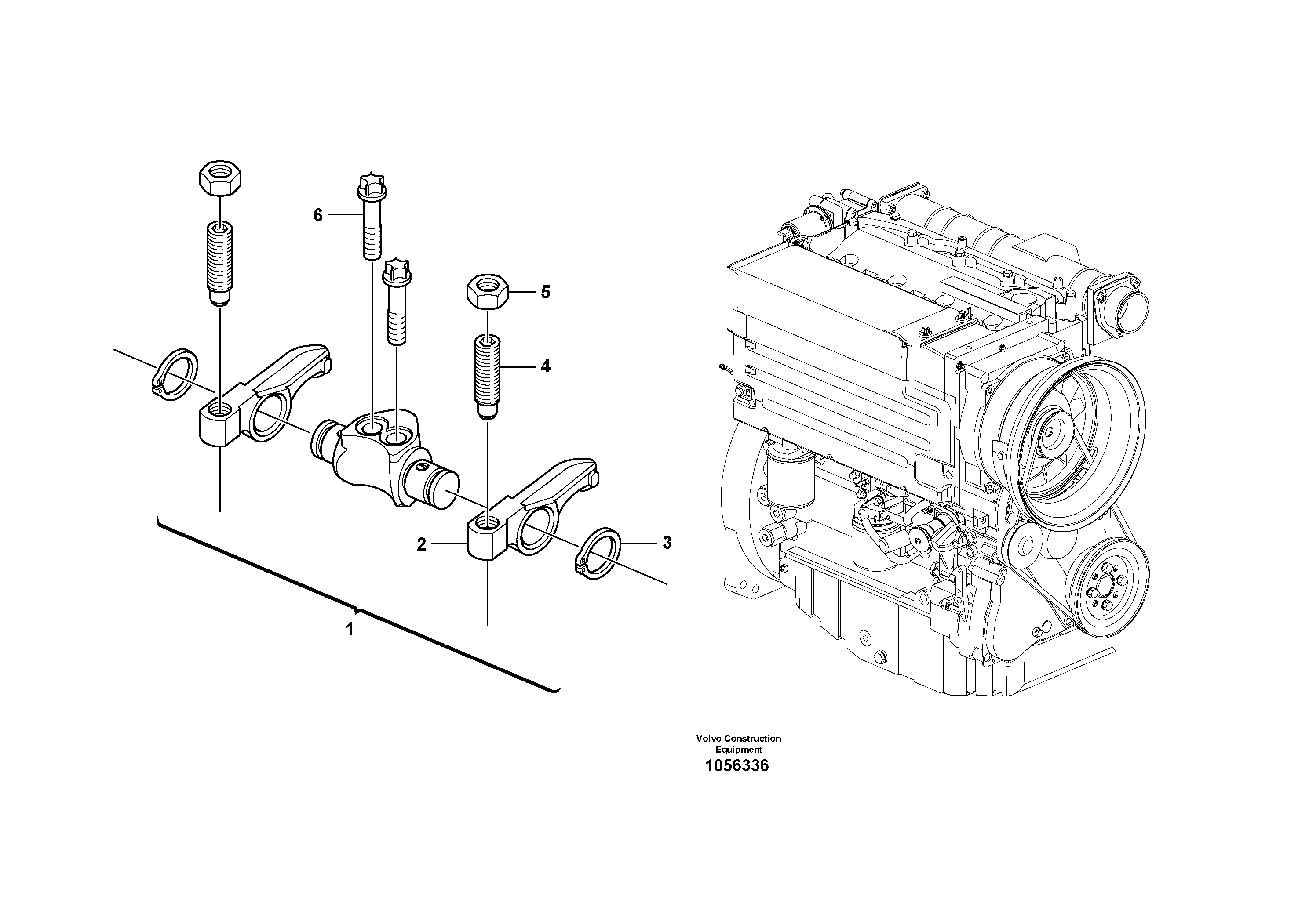 Схема запчастей Volvo L20F - 59751 Valve mechanism L20F
