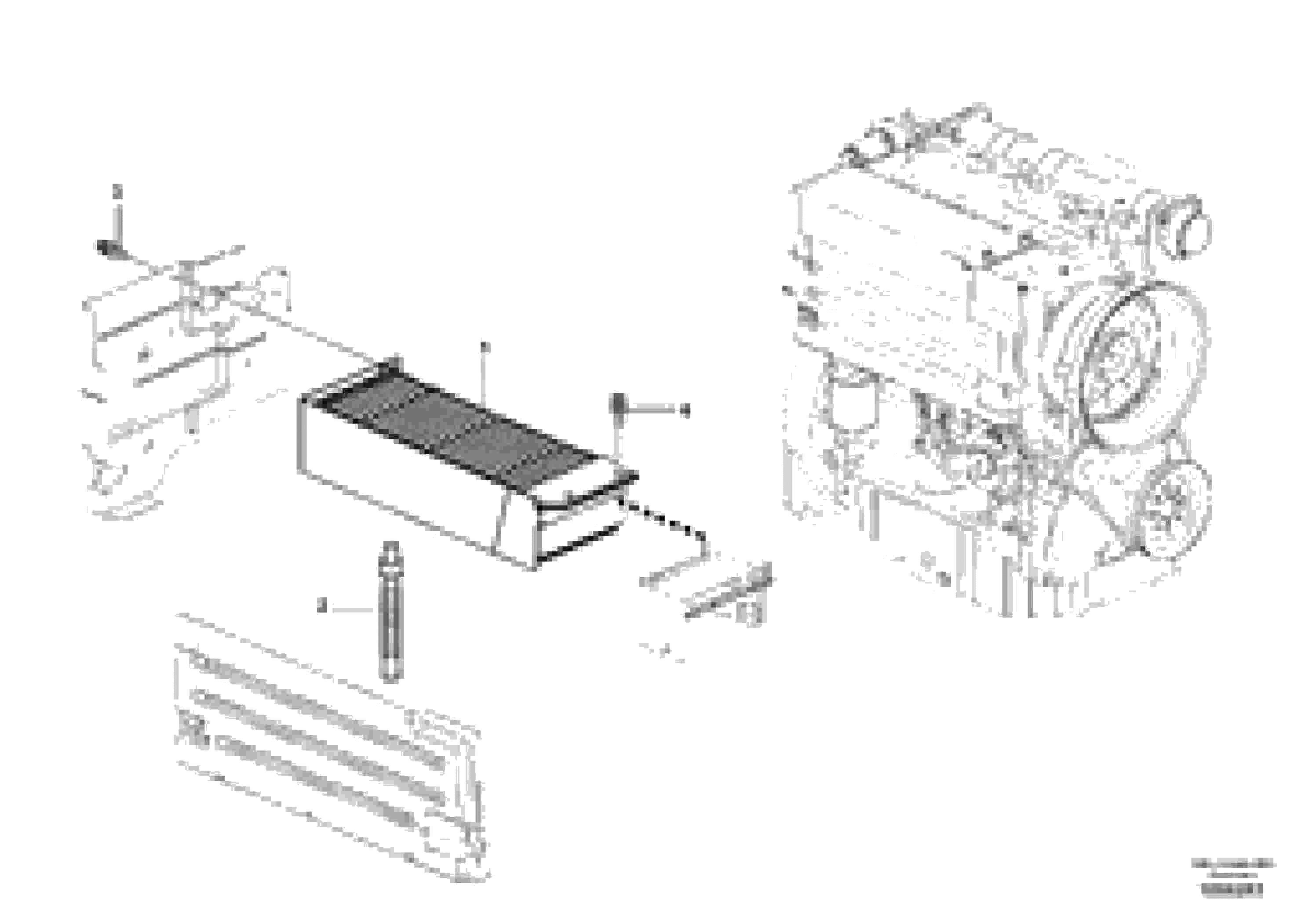 Схема запчастей Volvo L20F - 57173 Масляный радиатор L20F