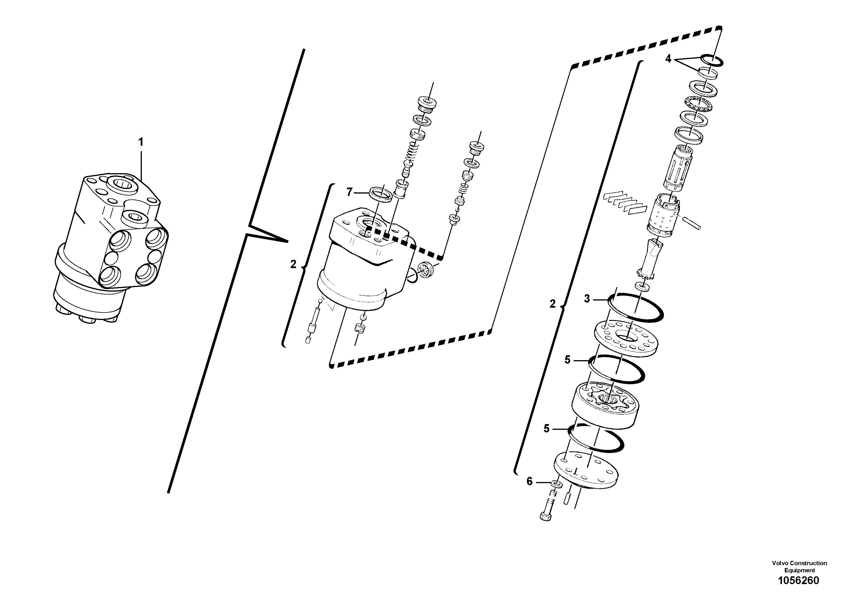 Схема запчастей Volvo L20F - 38952 Steering valve L20F