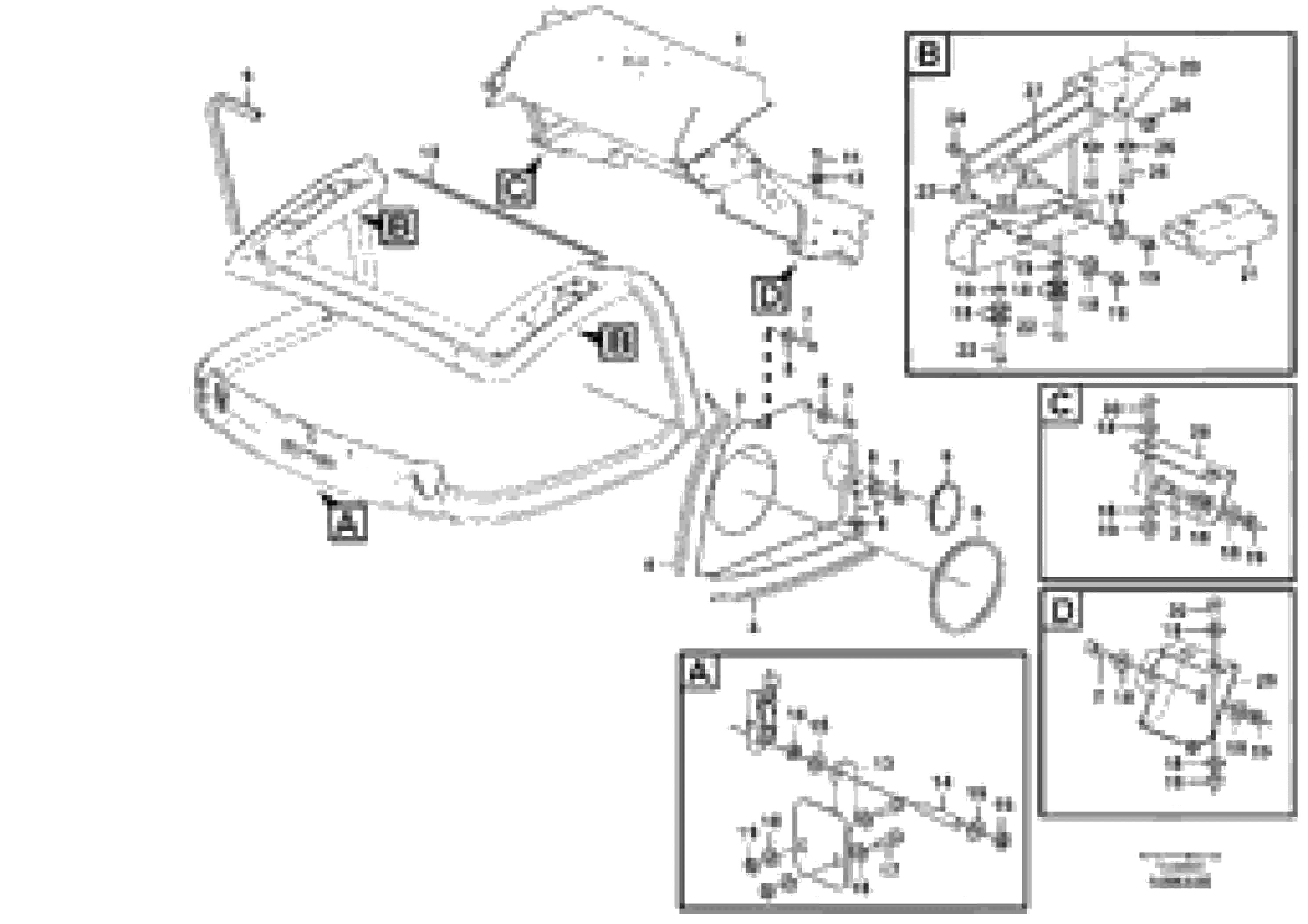 Схема запчастей Volvo L20F - 64444 Engine hood L20F
