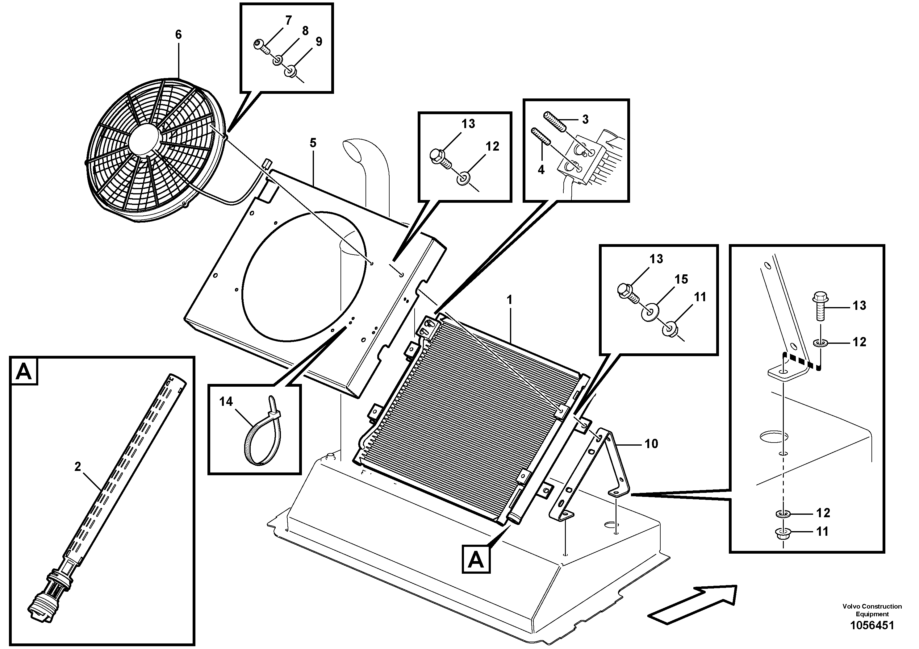 Схема запчастей Volvo L25F - 99436 Condenser L25F