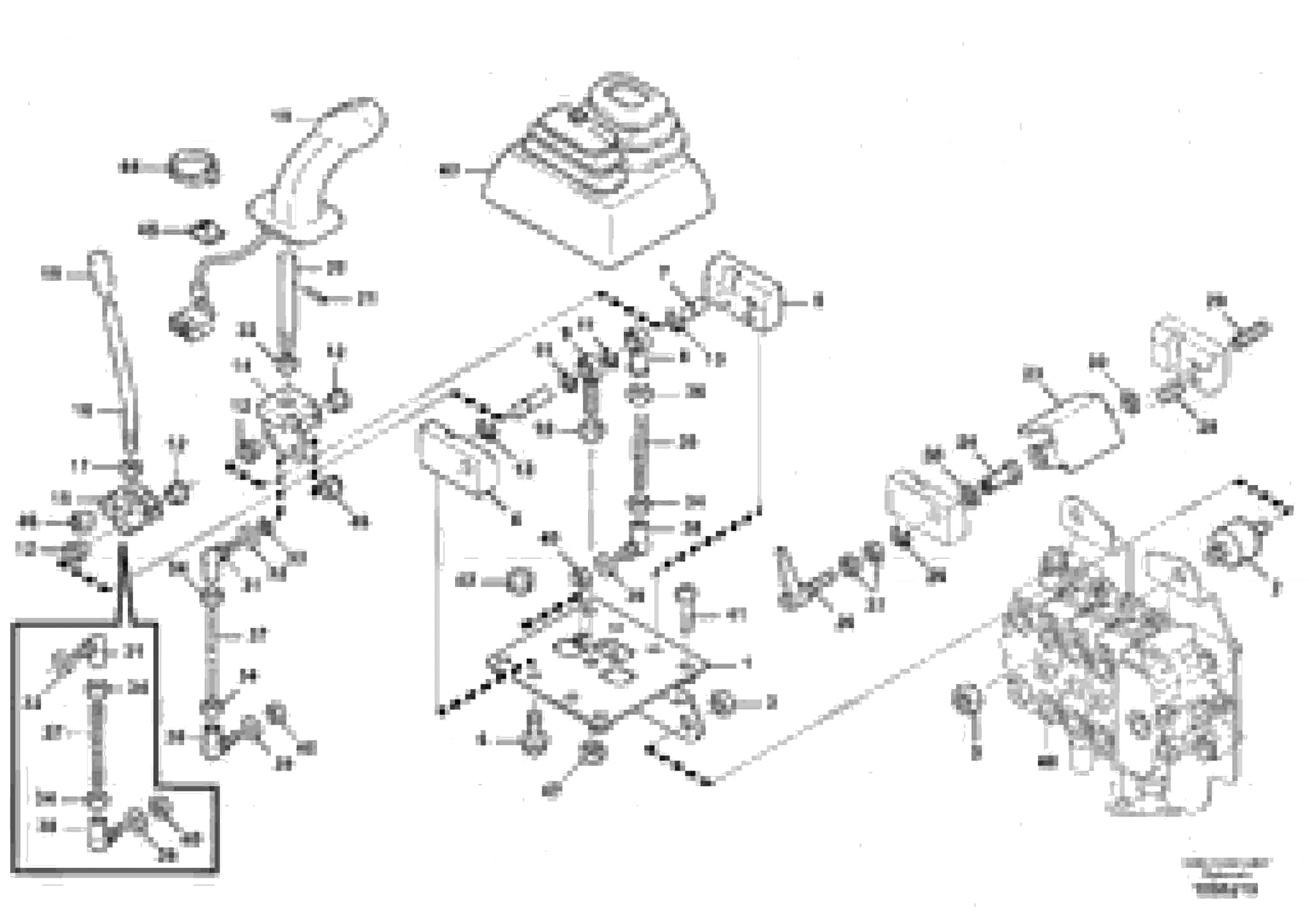 Схема запчастей Volvo L25F - 81285 Servo control valve L25F