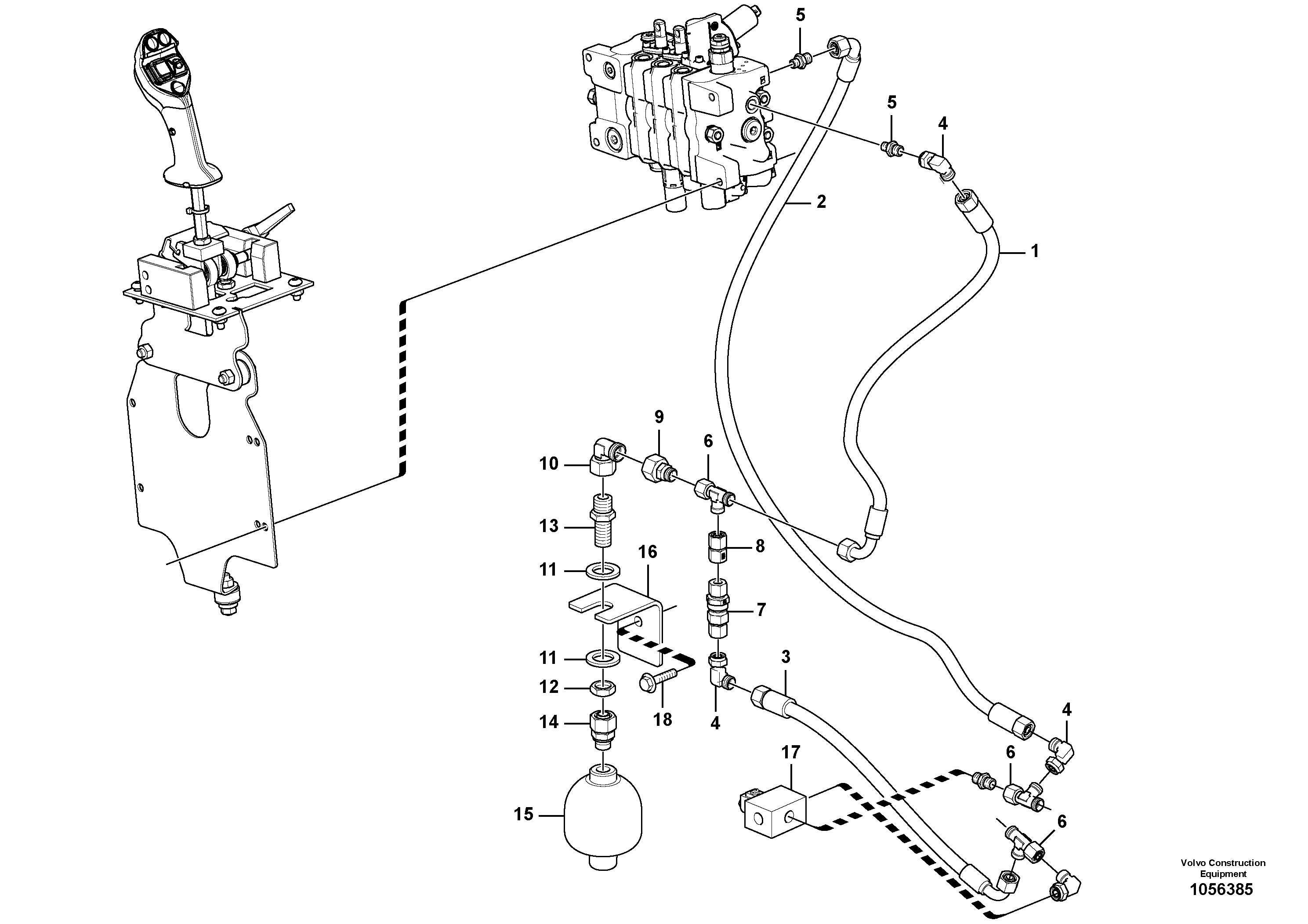 Схема запчастей Volvo L25F - 43168 Hydraulic function - Nr. 3 L25F