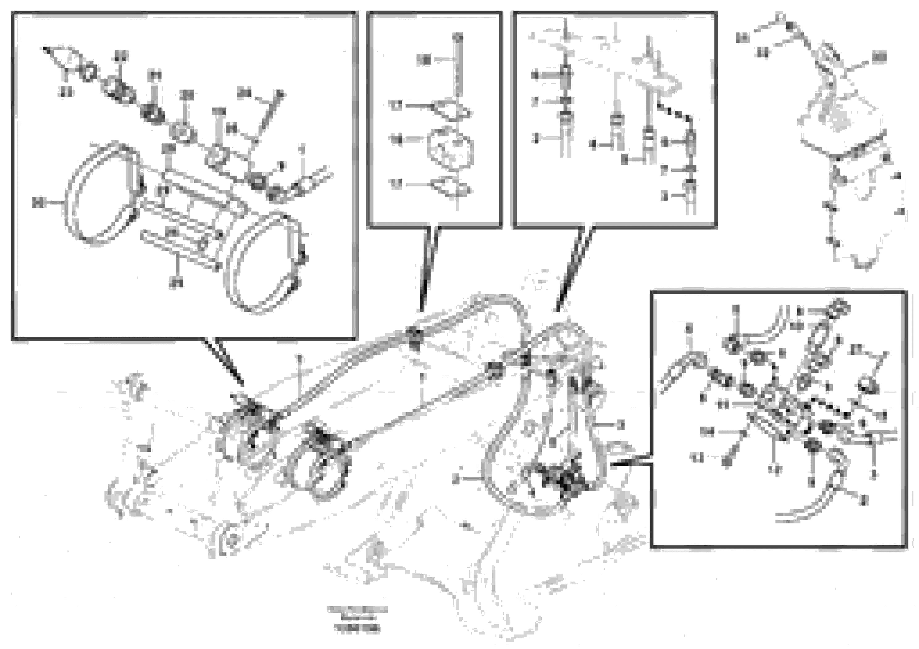 Схема запчастей Volvo L25F - 43169 Hydraulic function - Nr. 4 L25F
