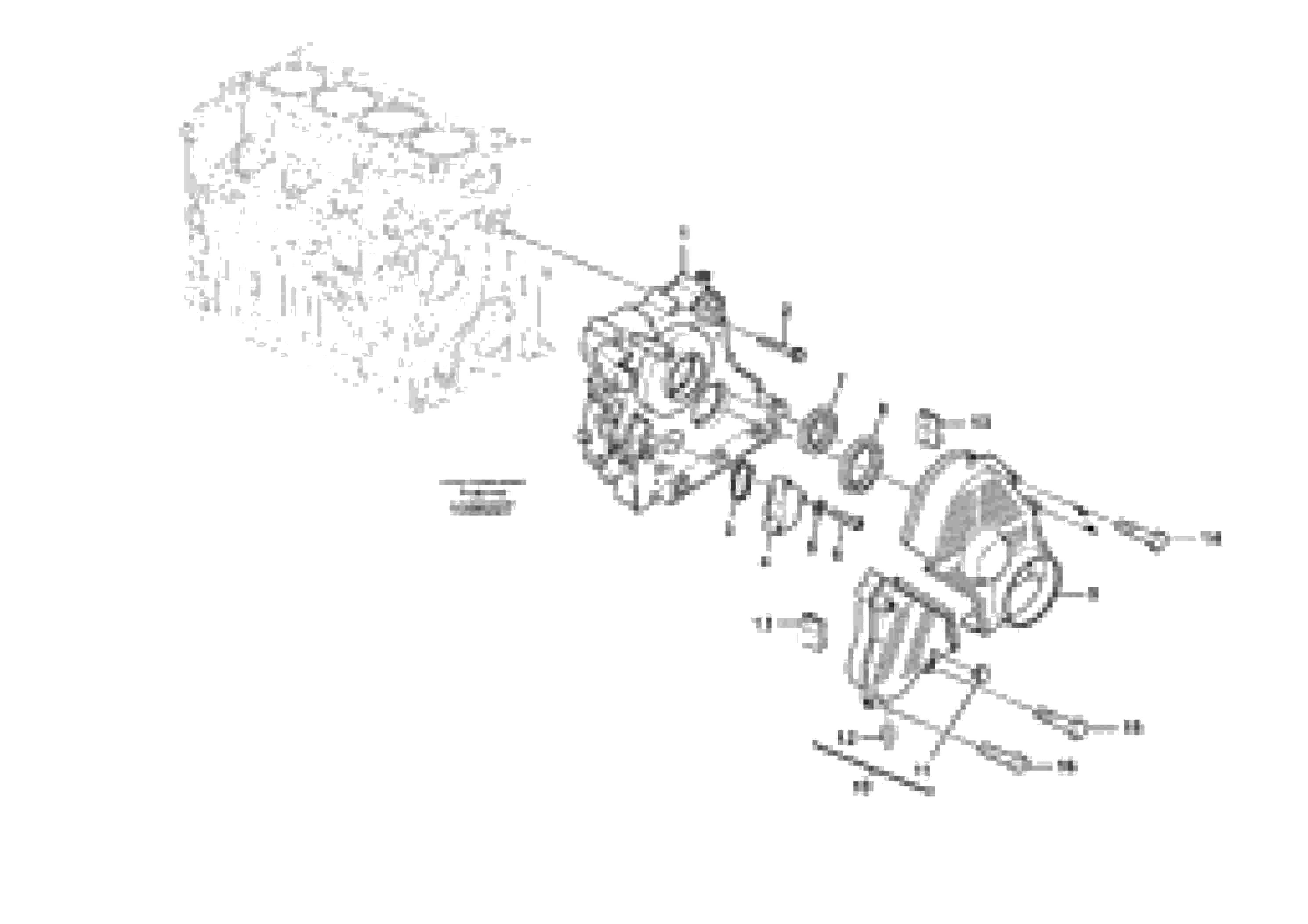 Схема запчастей Volvo L25F - 46726 Timing gear housing (front cover) L25F