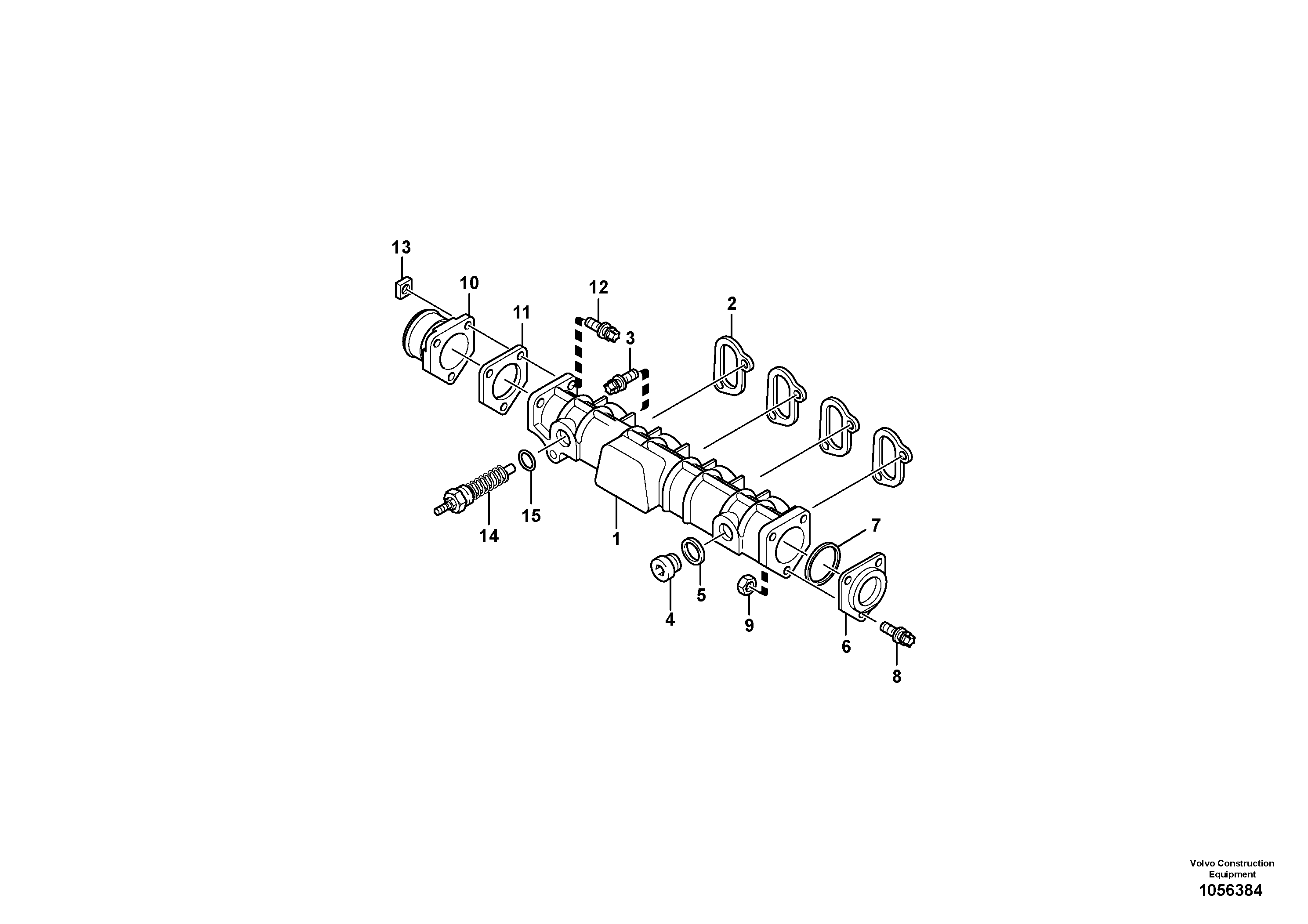 Схема запчастей Volvo L25F - 50218 Inlet manifold L25F