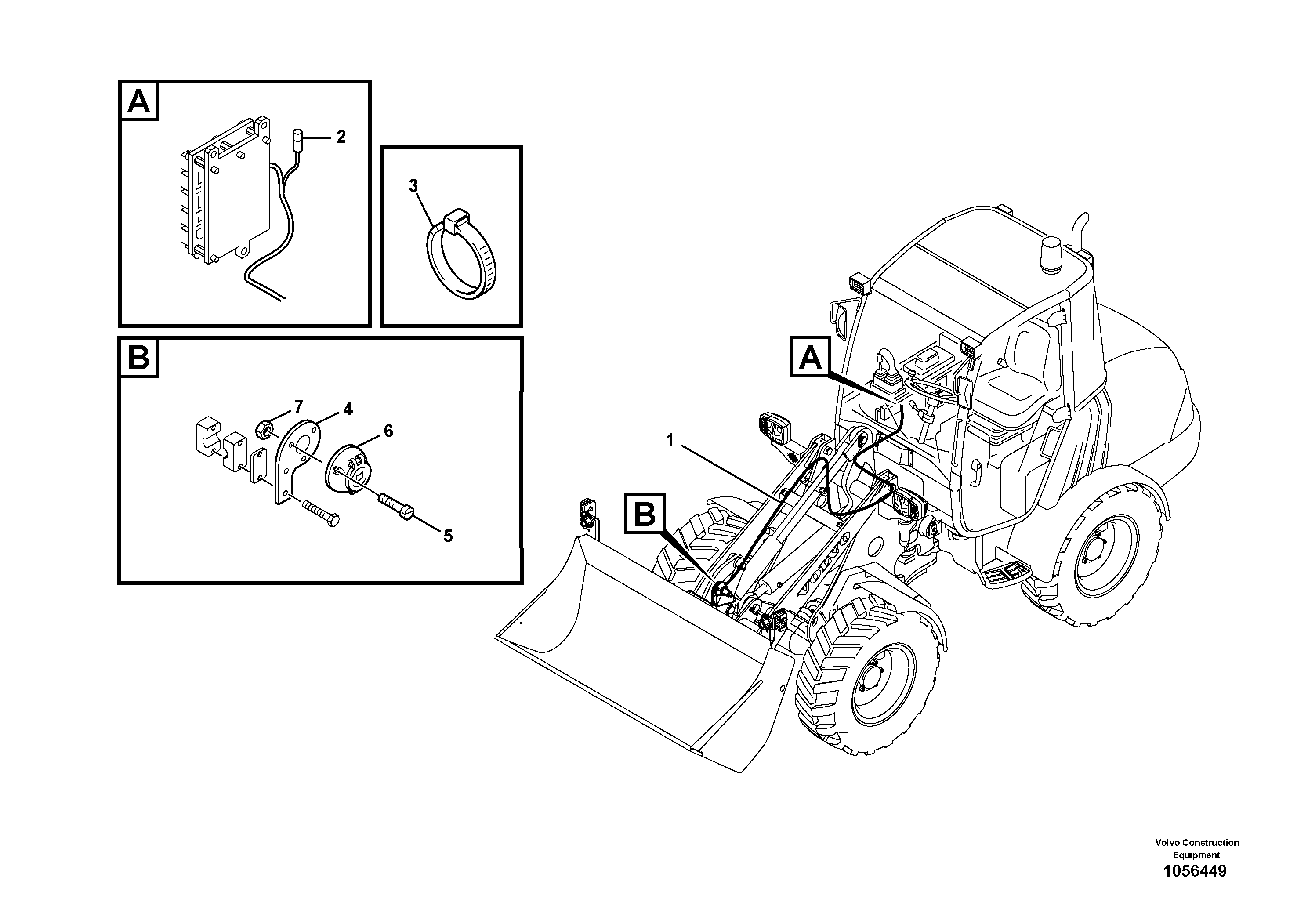 Схема запчастей Volvo L25F - 47092 Swiss equipment L25F