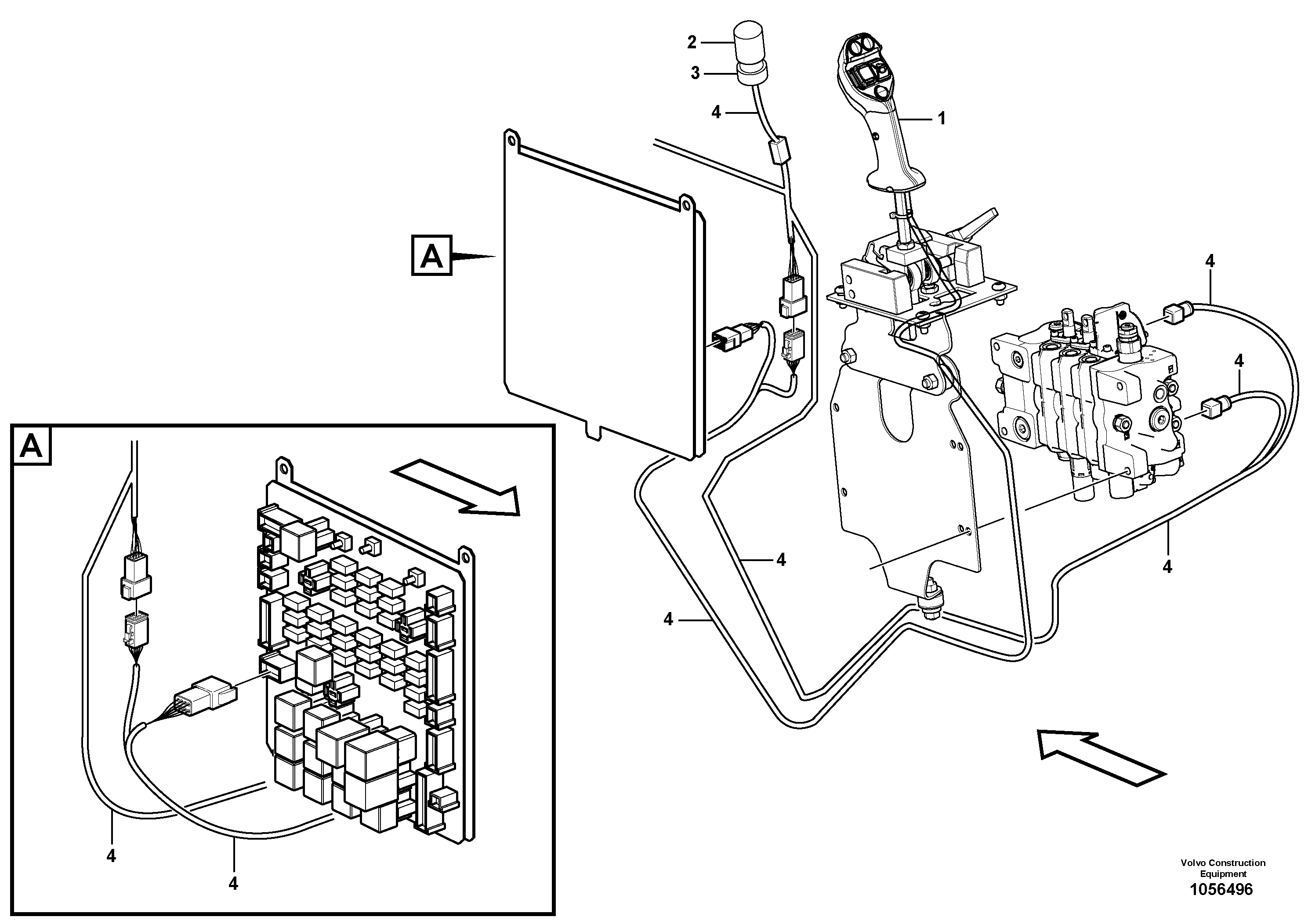 Схема запчастей Volvo L25F - 62930 Hydraulic function - Nr. 3 L25F