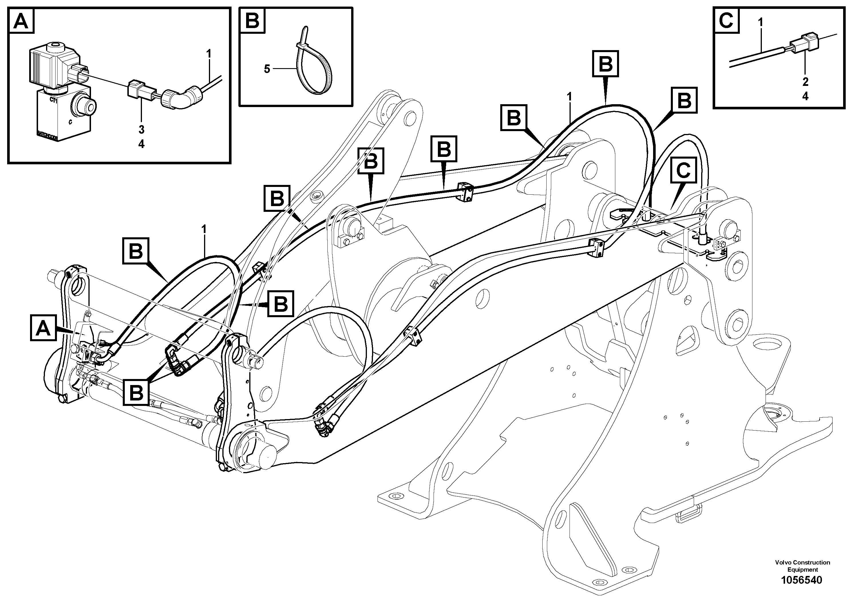 Схема запчастей Volvo L25F - 70739 Attachment bracket L25F
