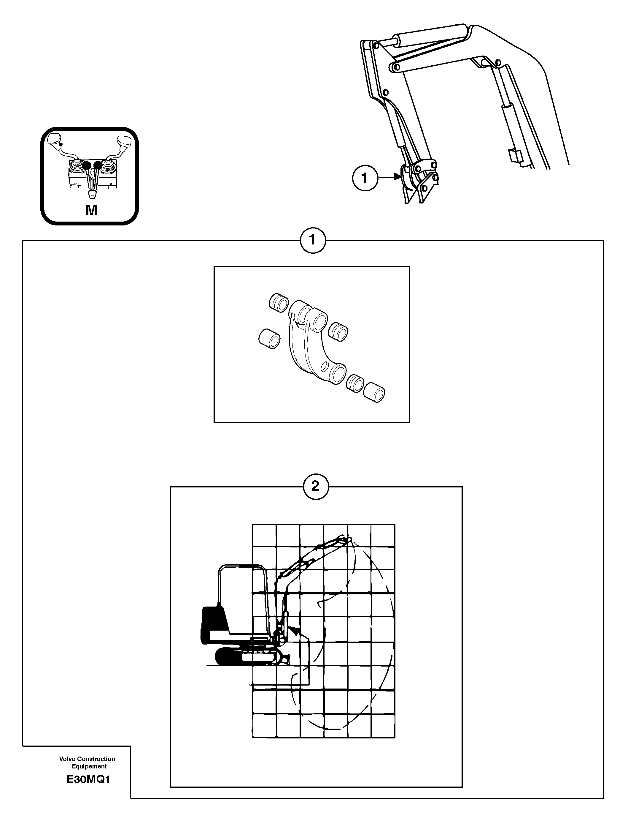 Схема запчастей Volvo EC14 TYPE 246, 271 - 21170 Supplement concerning handling operations / Ce 