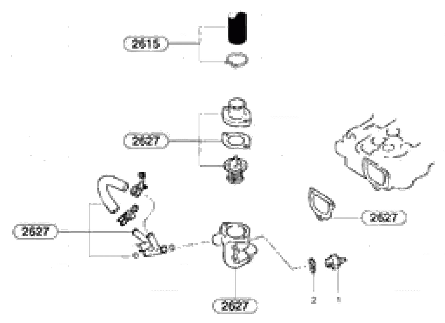 Схема запчастей Volvo EC20 TYPE 263 XT/XTV - 6540 Thermal switch 