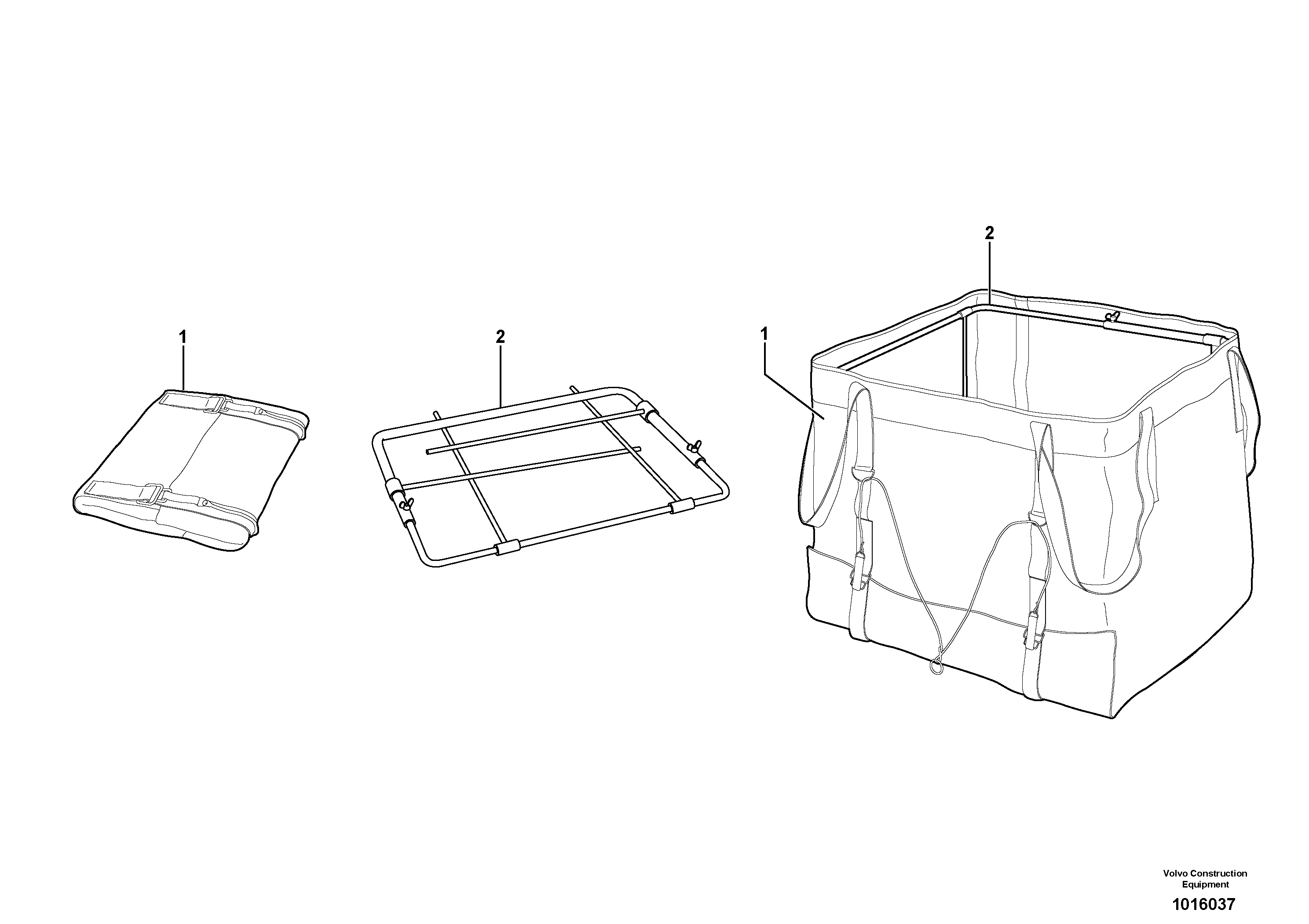Схема запчастей Volvo EC20 TYPE 263 XT/XTV - 14450 Bulk bag 