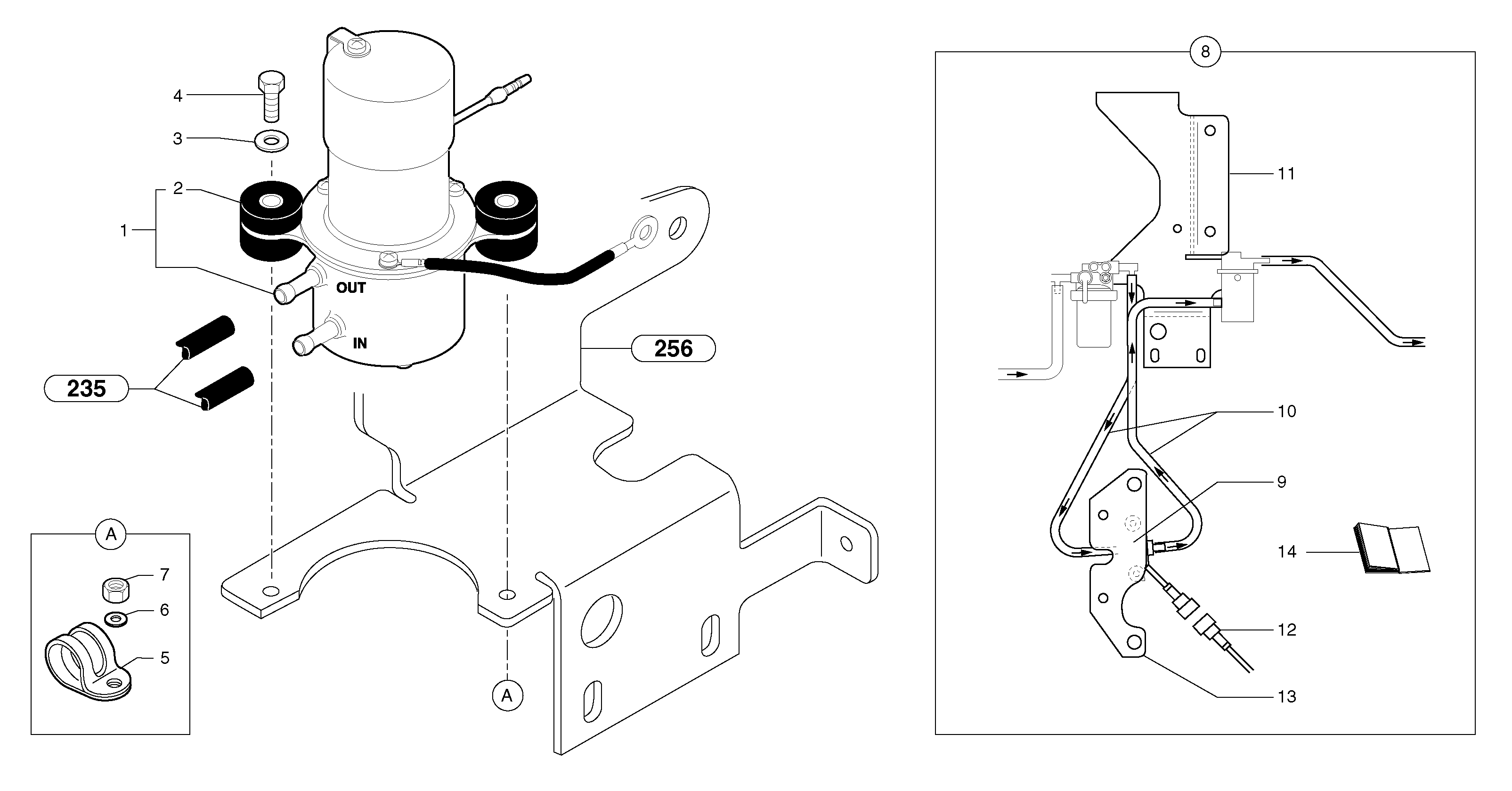 Схема запчастей Volvo EC25 TYPE 281 - 21680 Fuel pump 
