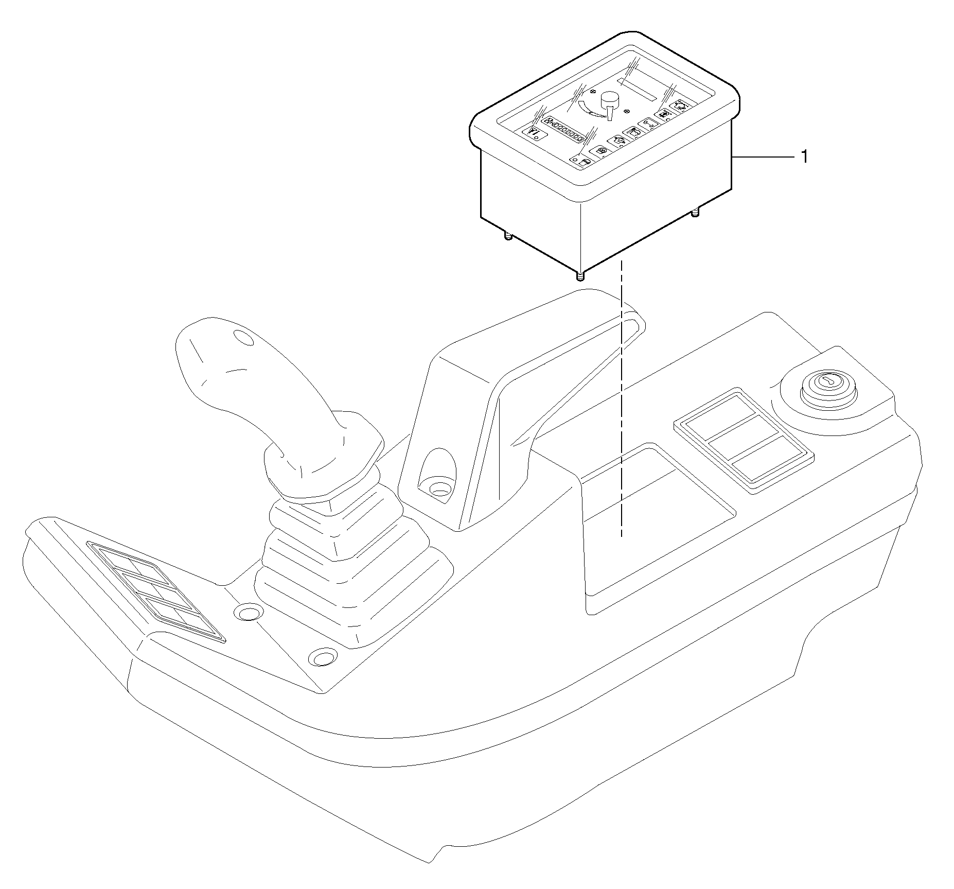 Схема запчастей Volvo EC30 TYPE 282 - 1396 Control panel 