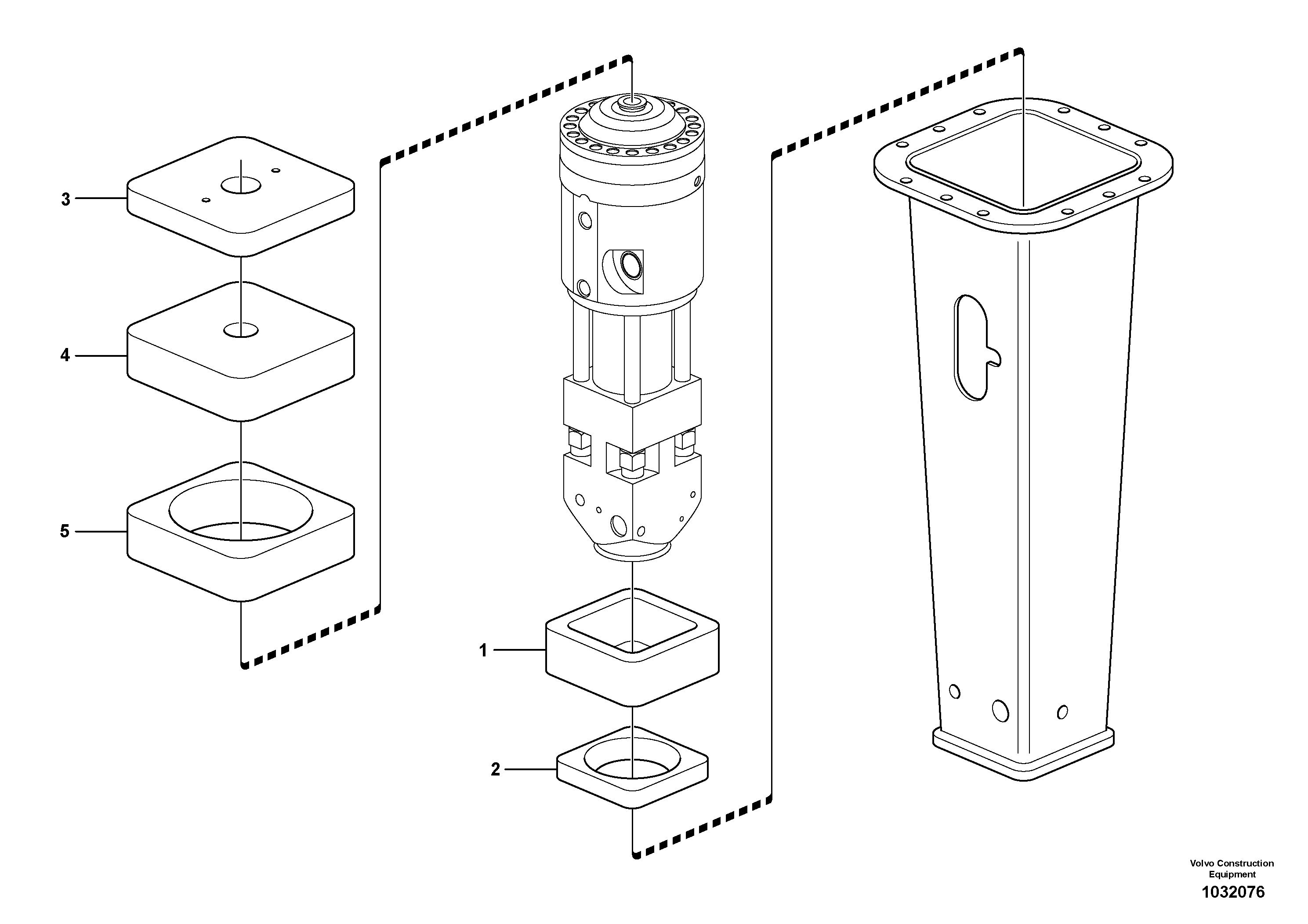 Схема запчастей Volvo EC30 TYPE 282 - 4134 Hammer 
