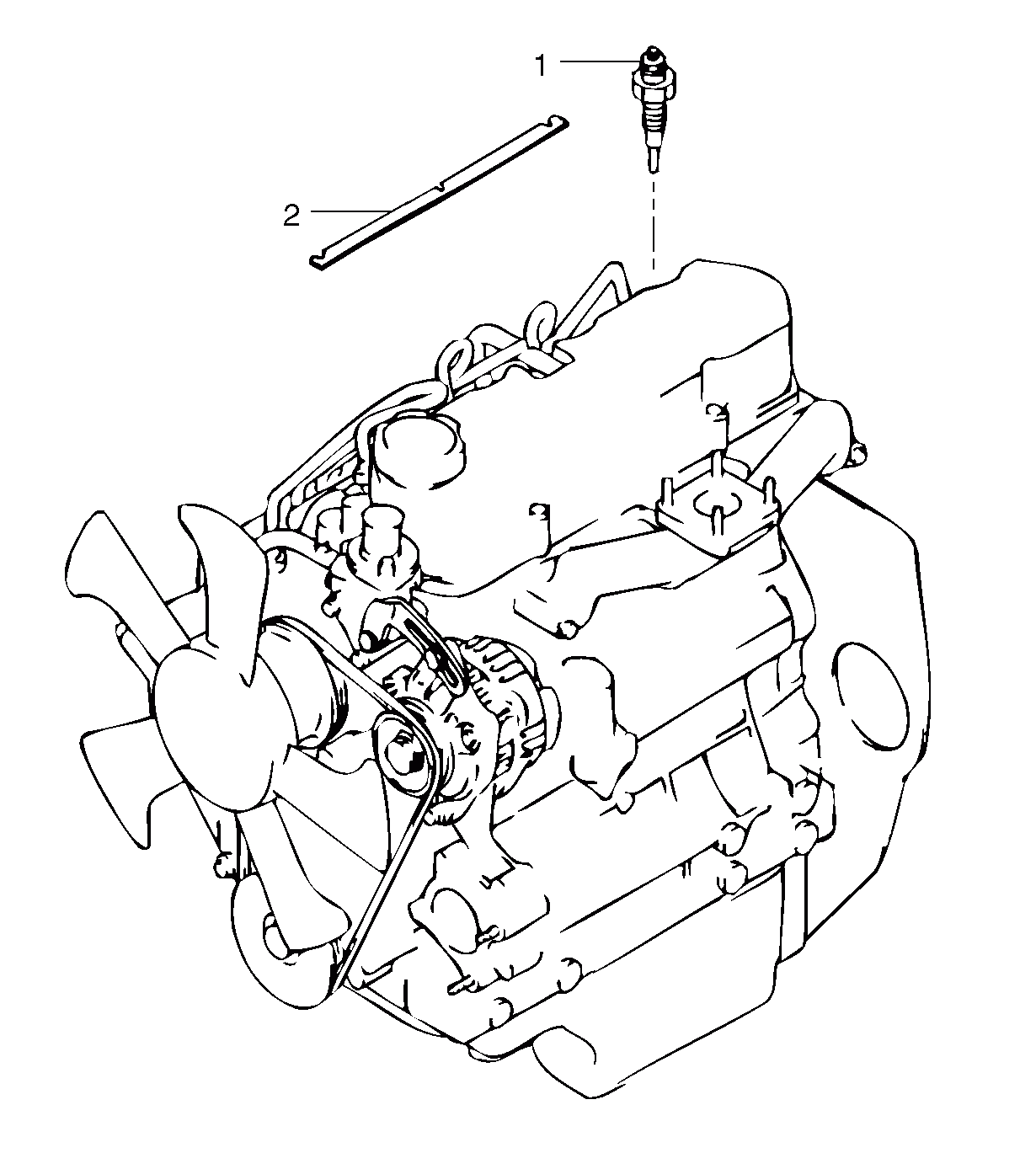Схема запчастей Volvo EC30 TYPE 282 - 1329 Preheating coil 