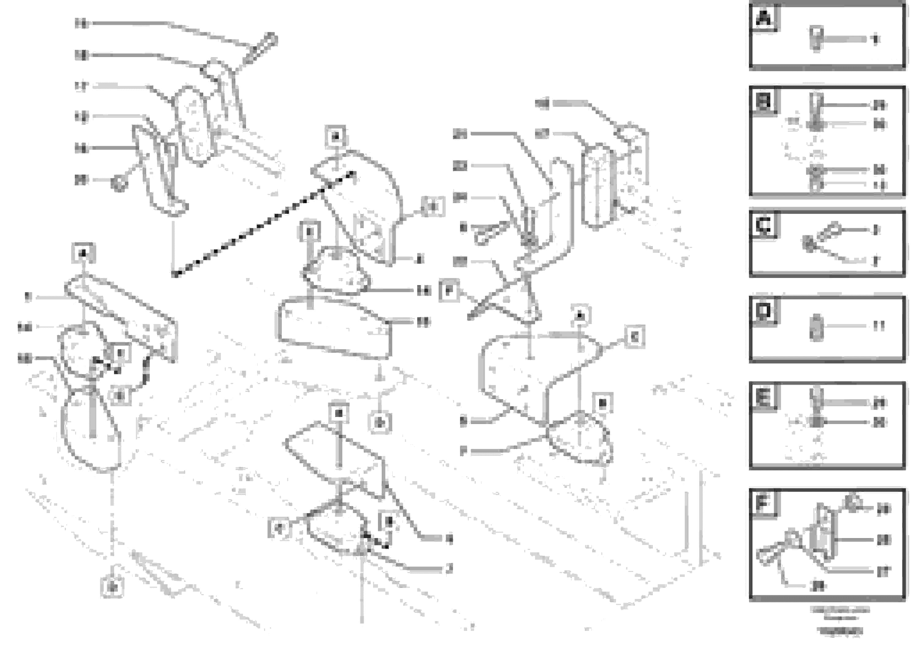 Схема запчастей Volvo EC35 TYPE 283 - 84803 Engine mounts 
