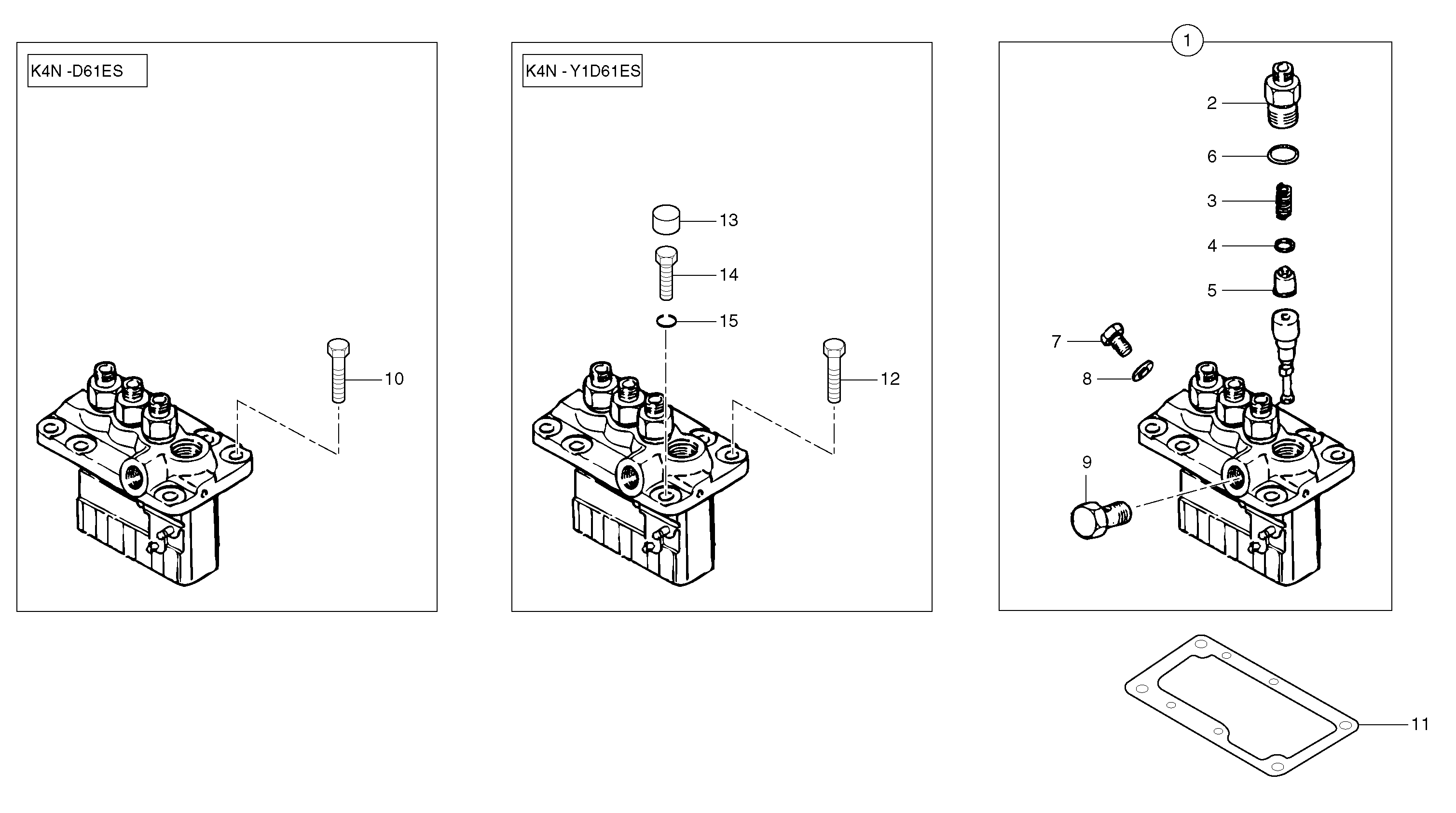 Схема запчастей Volvo EC45 TYPE 284 - 3548 Насос 