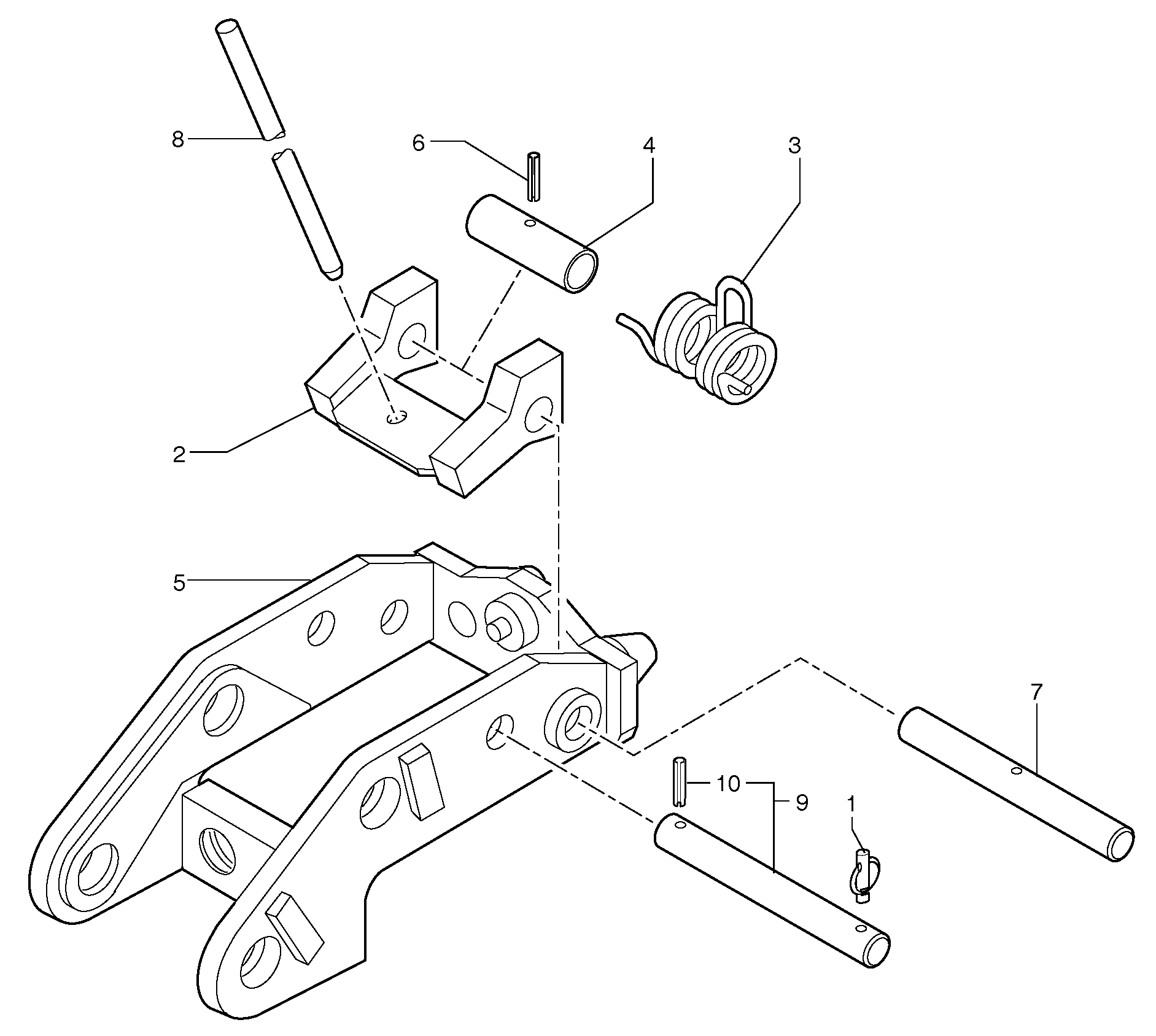 Схема запчастей Volvo EC20B TYPE 272 XT/XTV - 41373 Tool holder / mechanical control 