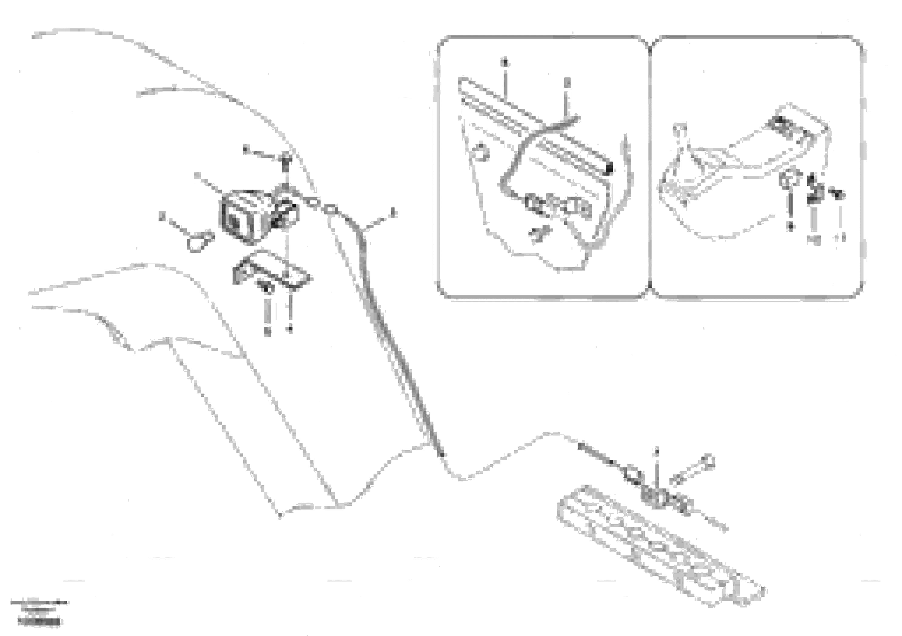Схема запчастей Volvo EW55B - 3789 Working lamp on boom 