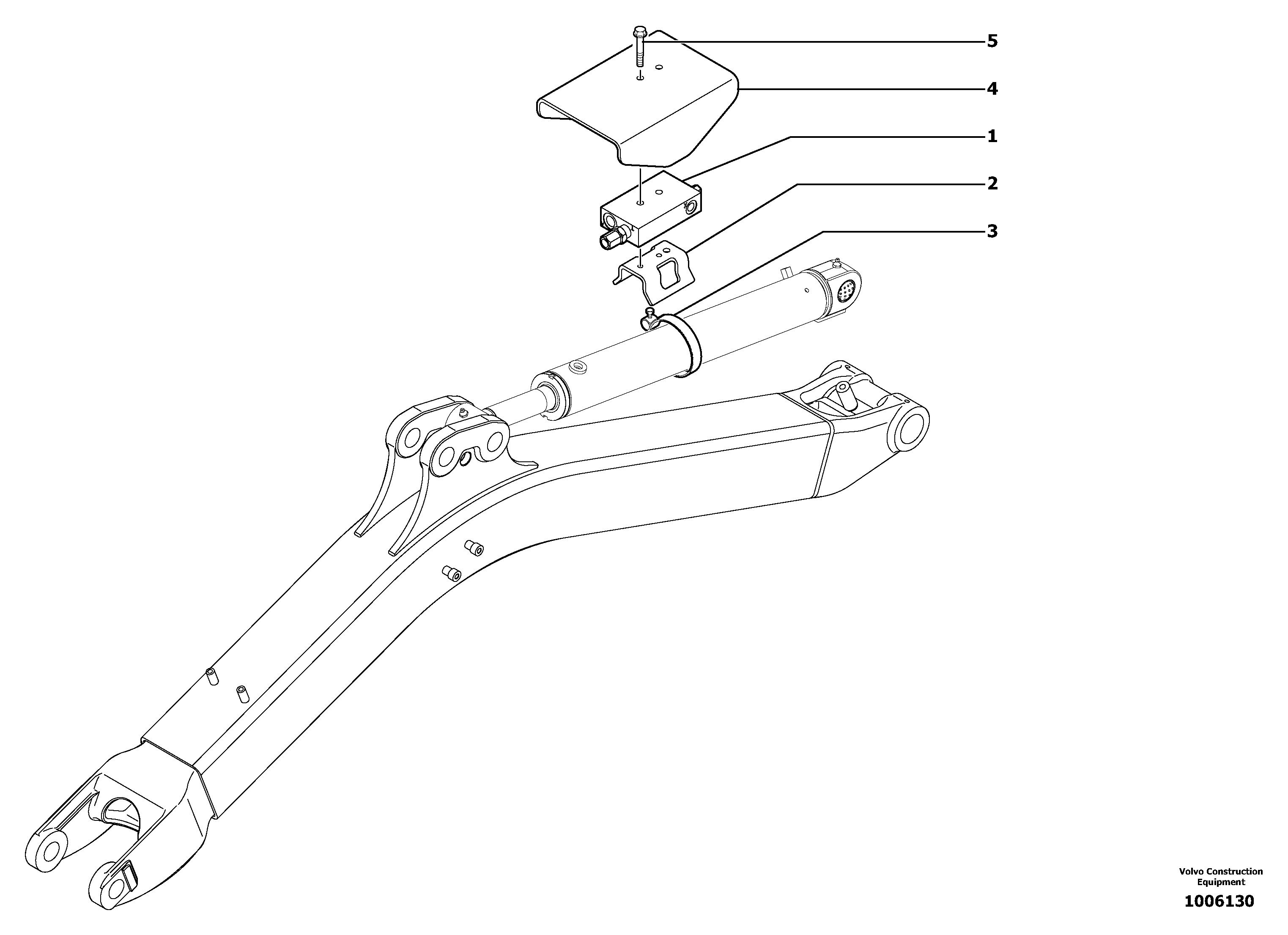 Схема запчастей Volvo EC13 TYPE 600 XR/XTV - 13897 Safety valve ( boom cylinder ) 