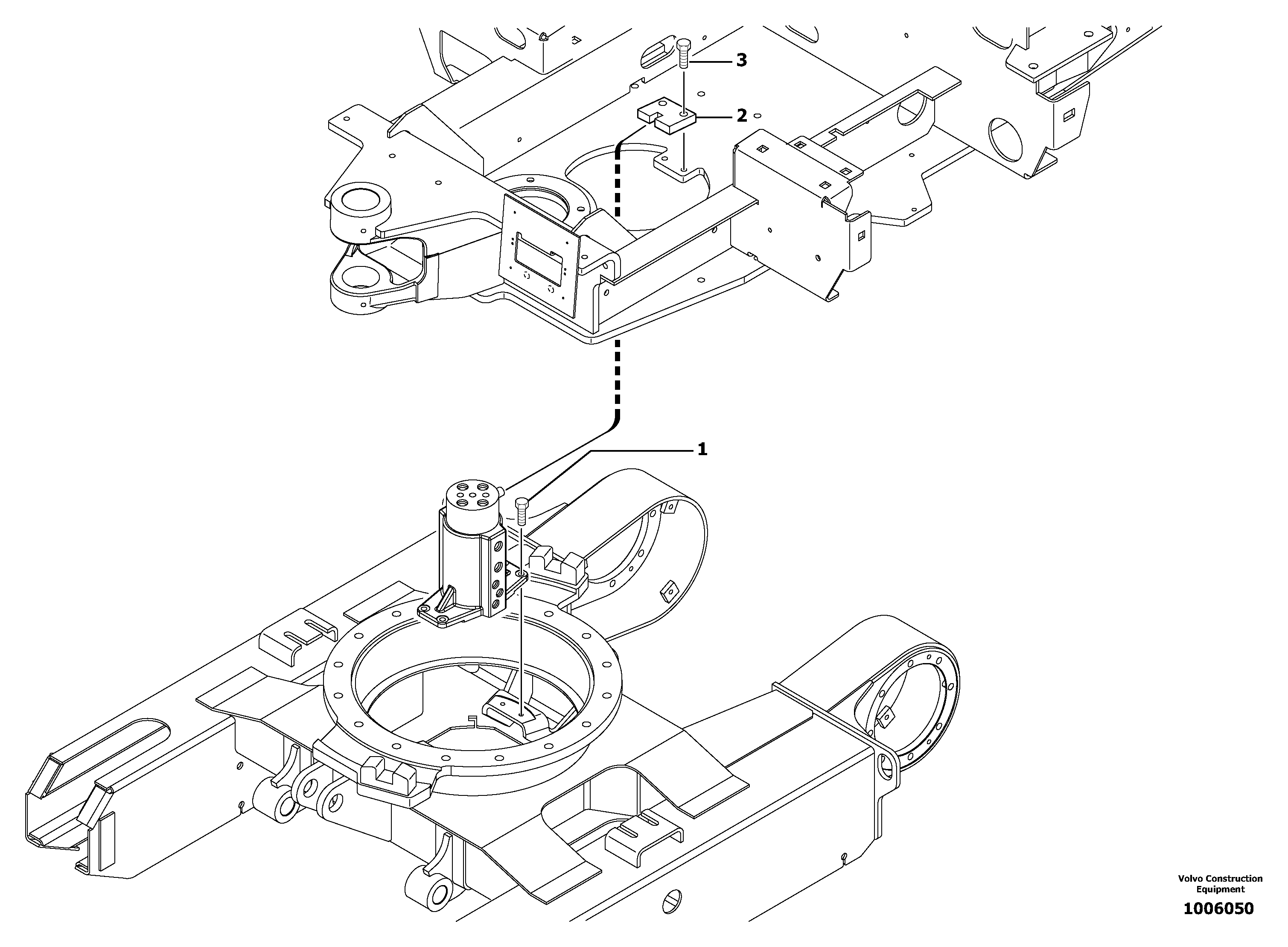 Схема запчастей Volvo EC13 TYPE 600 XR/XTV - 101782 Swivel joint equipment 