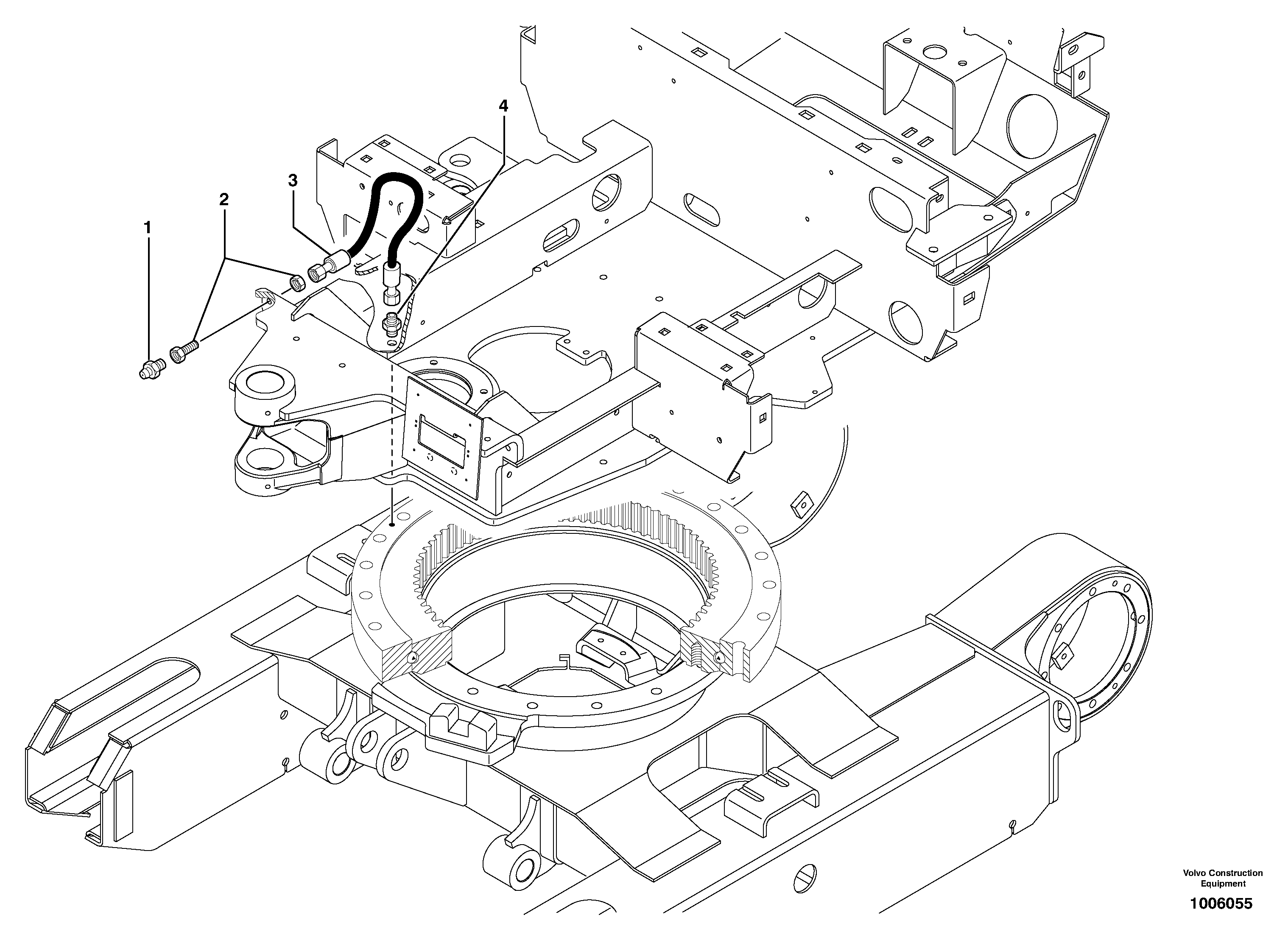 Схема запчастей Volvo EC13 TYPE 600 XR/XTV - 97080 Lubrication 
