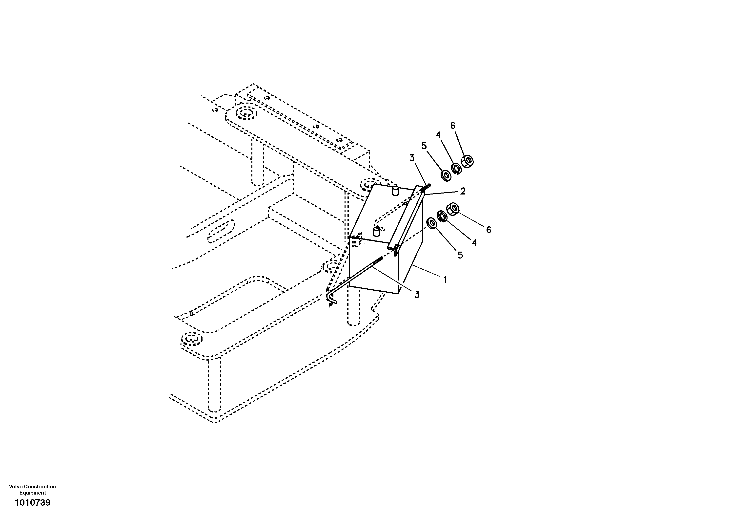 Схема запчастей Volvo ECR58 - 4006 Battery with assembling details 