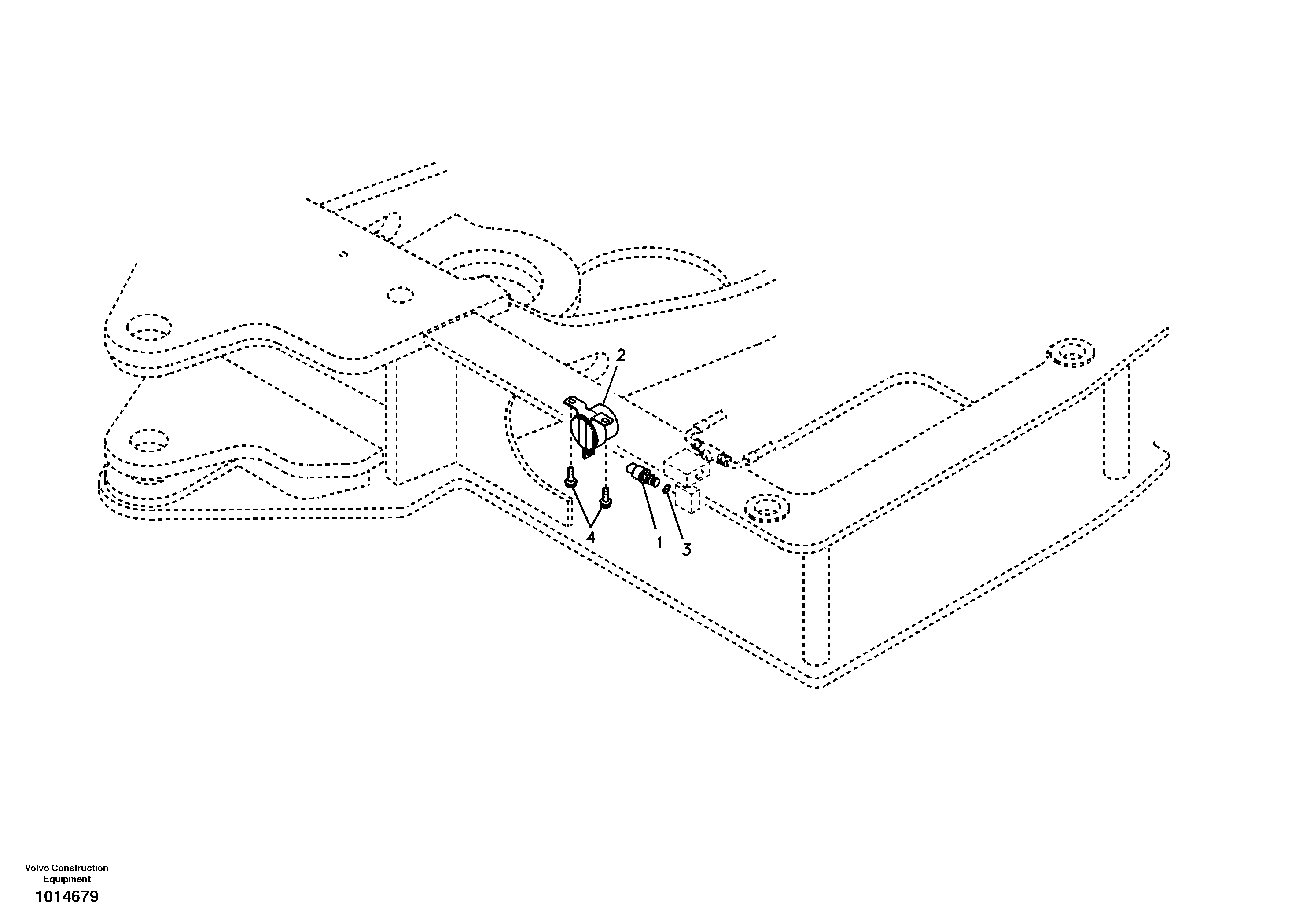 Схема запчастей Volvo ECR58 - 4017 Back-up warning unit 
