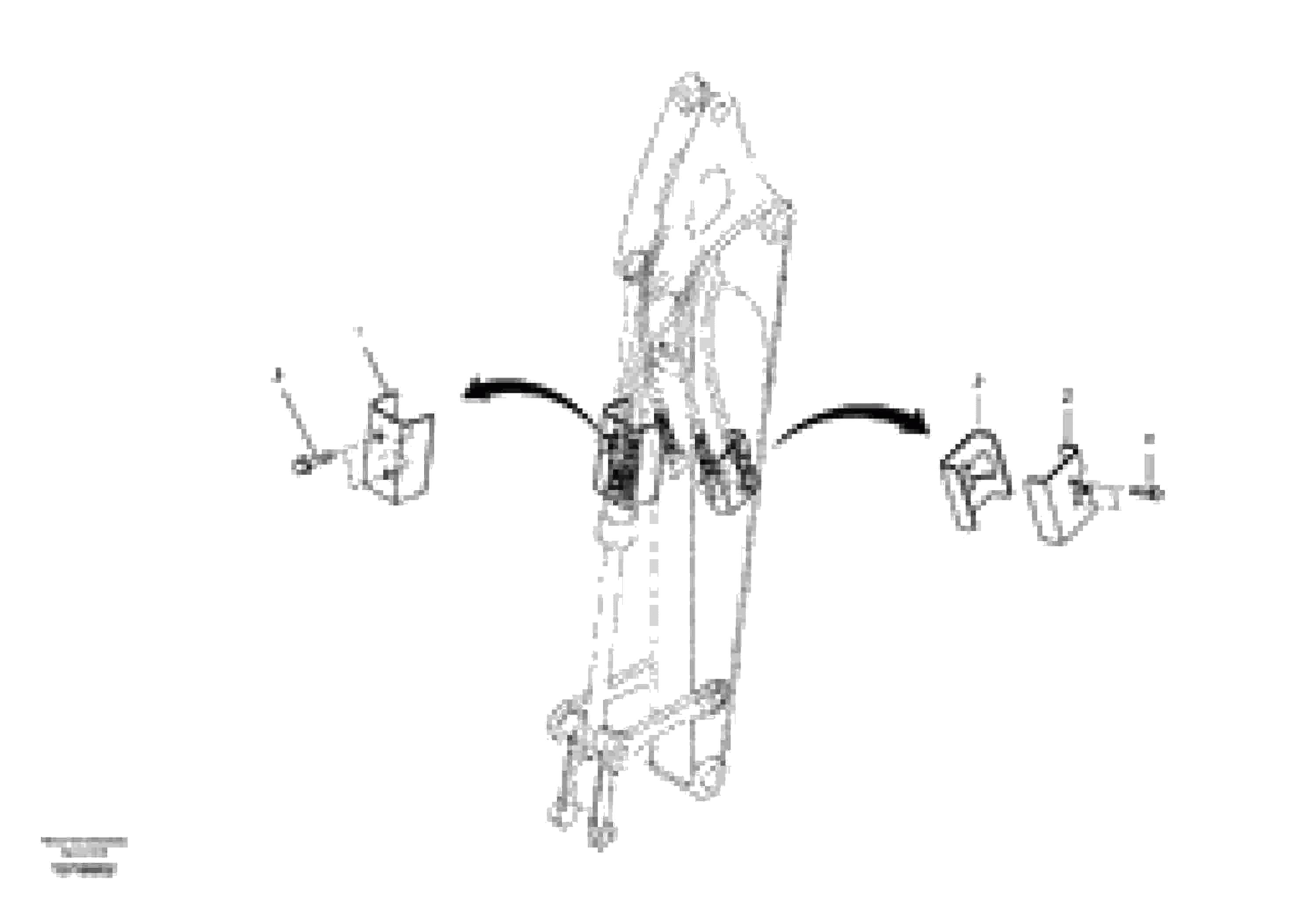 Схема запчастей Volvo ECR58 - 4765 Working hydraulic, covers 