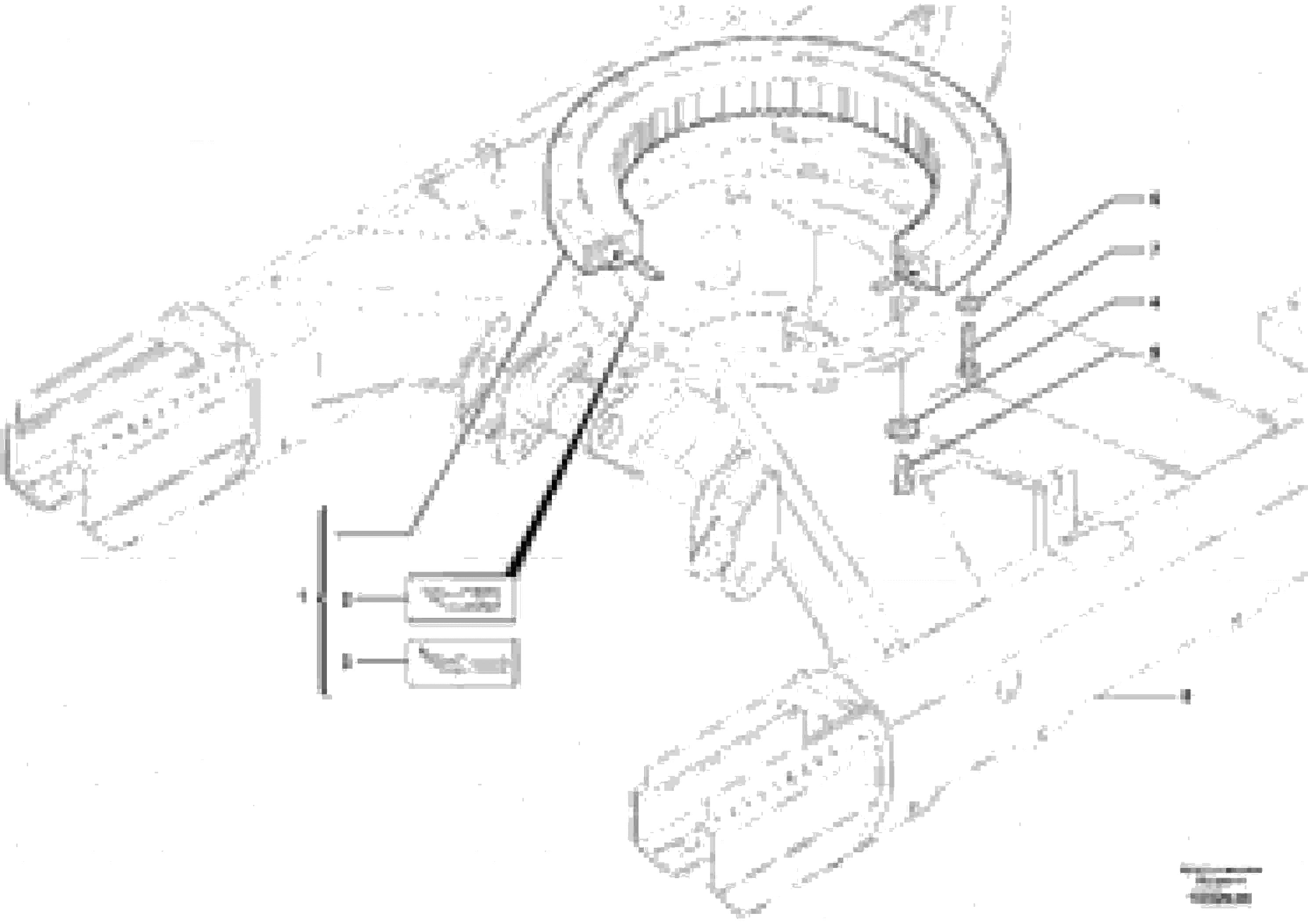 Схема запчастей Volvo ECR38 TYPE 602 - 65314 Slewing ring 