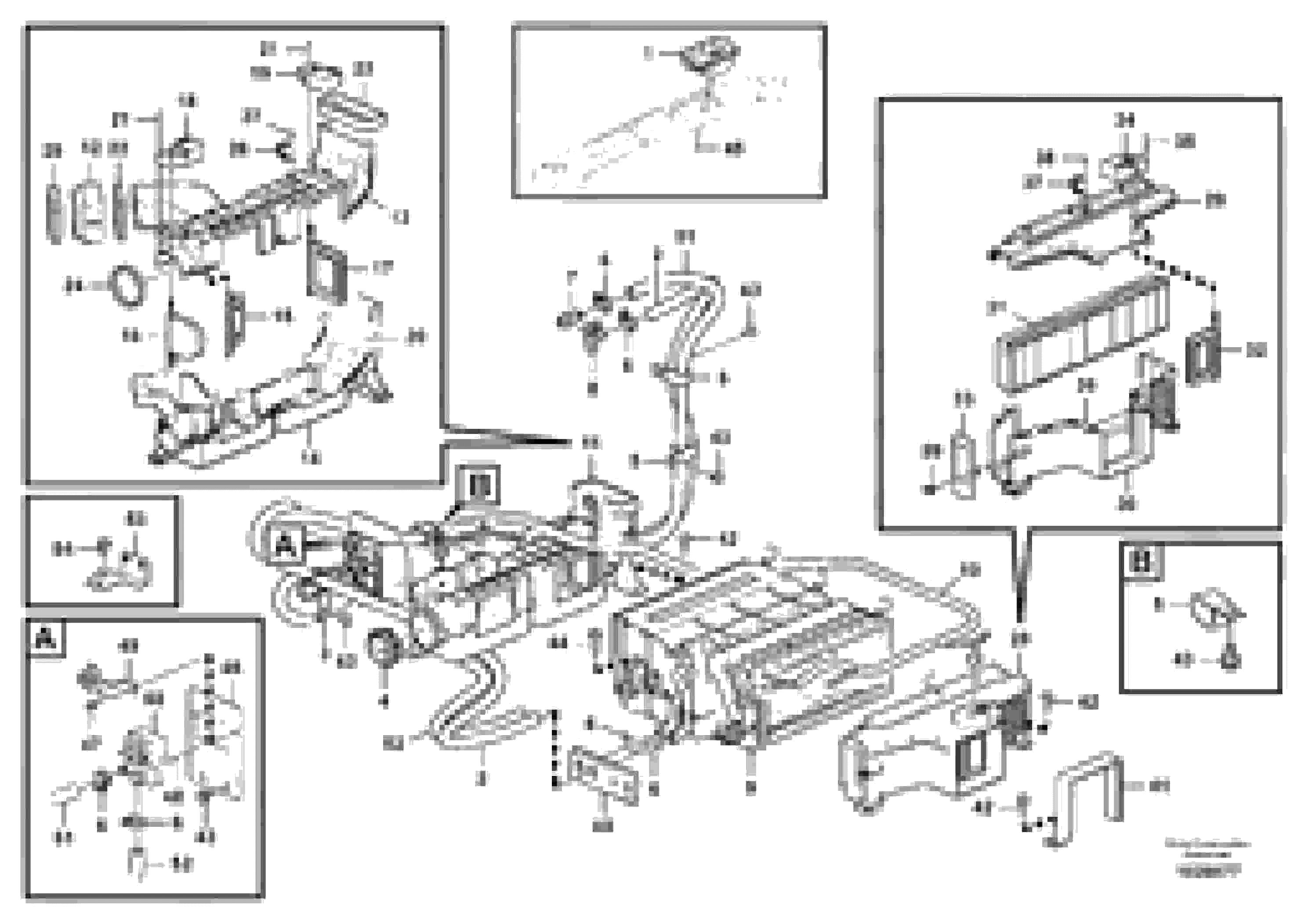Схема запчастей Volvo EC55C S/N 110001- / 120001- - 65442 Heating line 