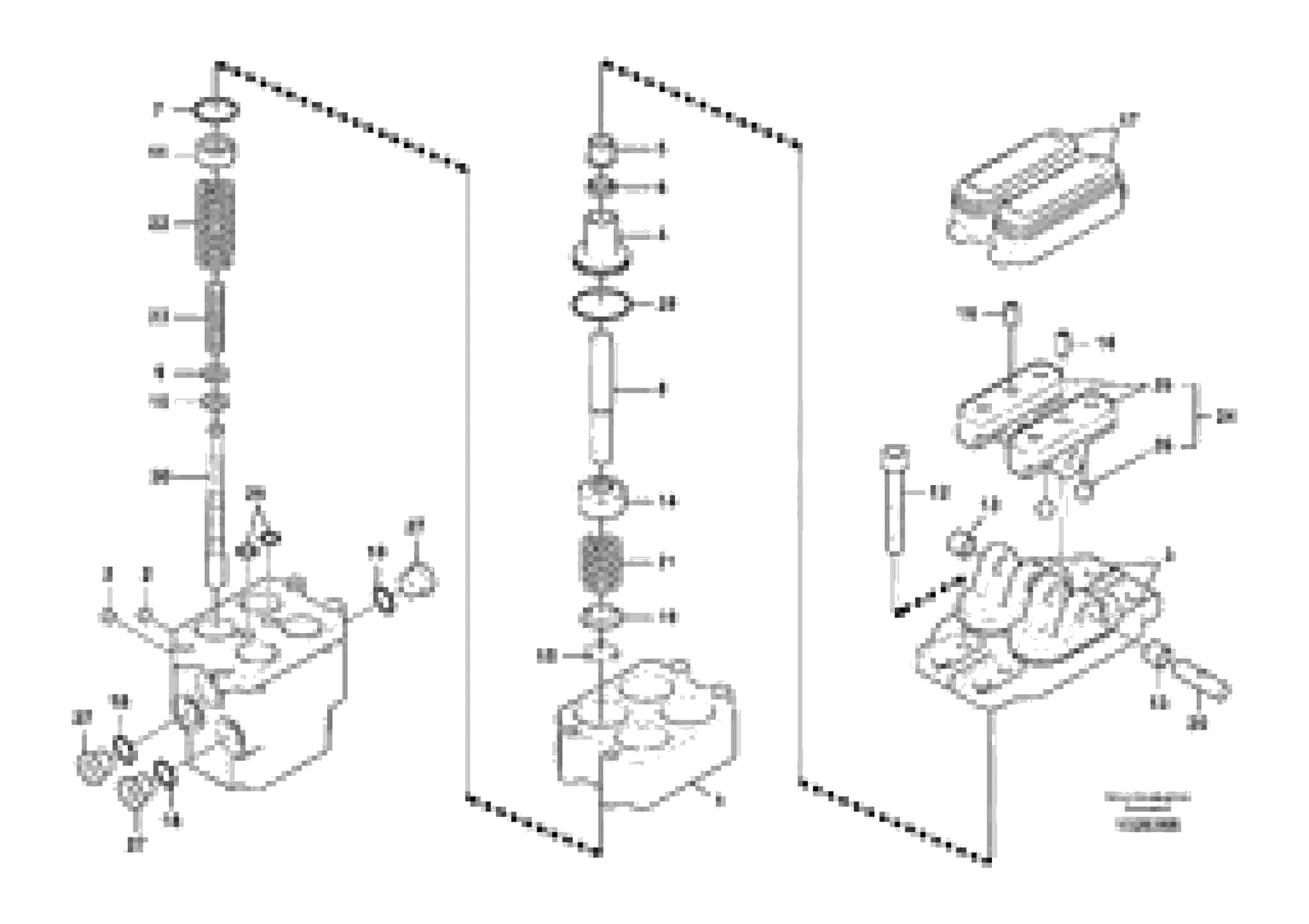 Схема запчастей Volvo EC55C S/N 110001- / 120001- - 62763 Remote control valve pedal, travel motor 