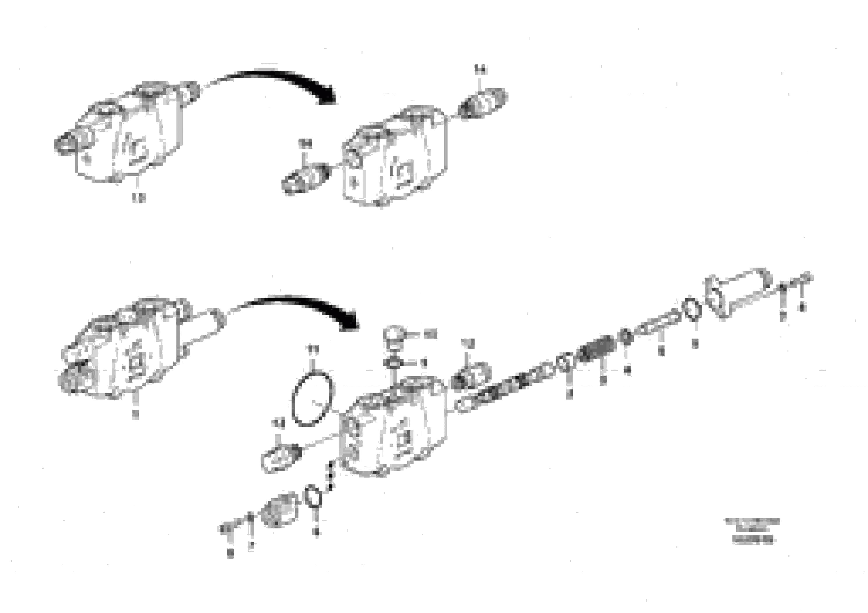 Схема запчастей Volvo EW60C - 76871 Гидрораспределитель (главный управляющий клапан) 