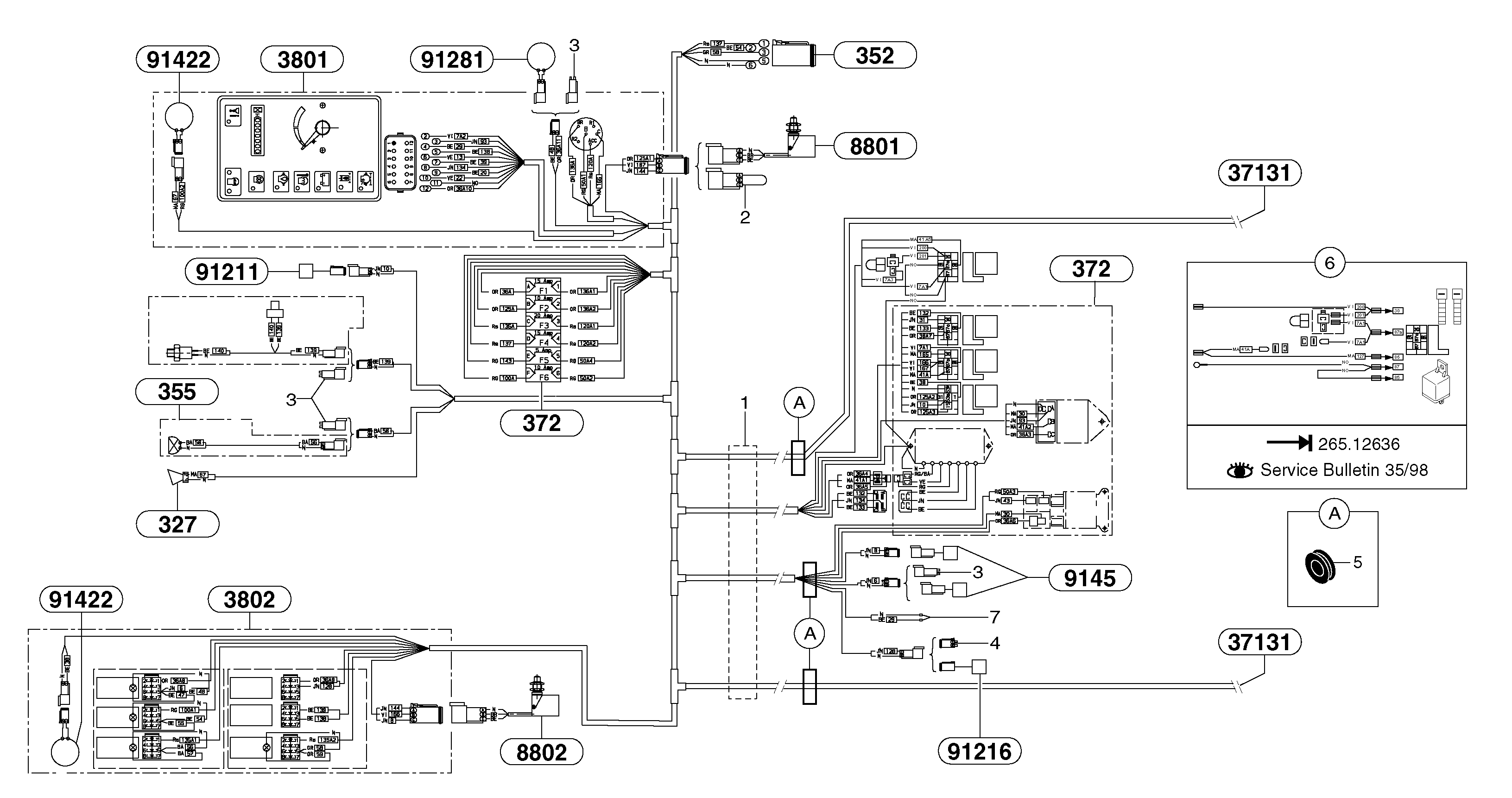 Схема запчастей Volvo EC15 - 3967 Electrical system ( front ) EC15 TYPE 265 XR