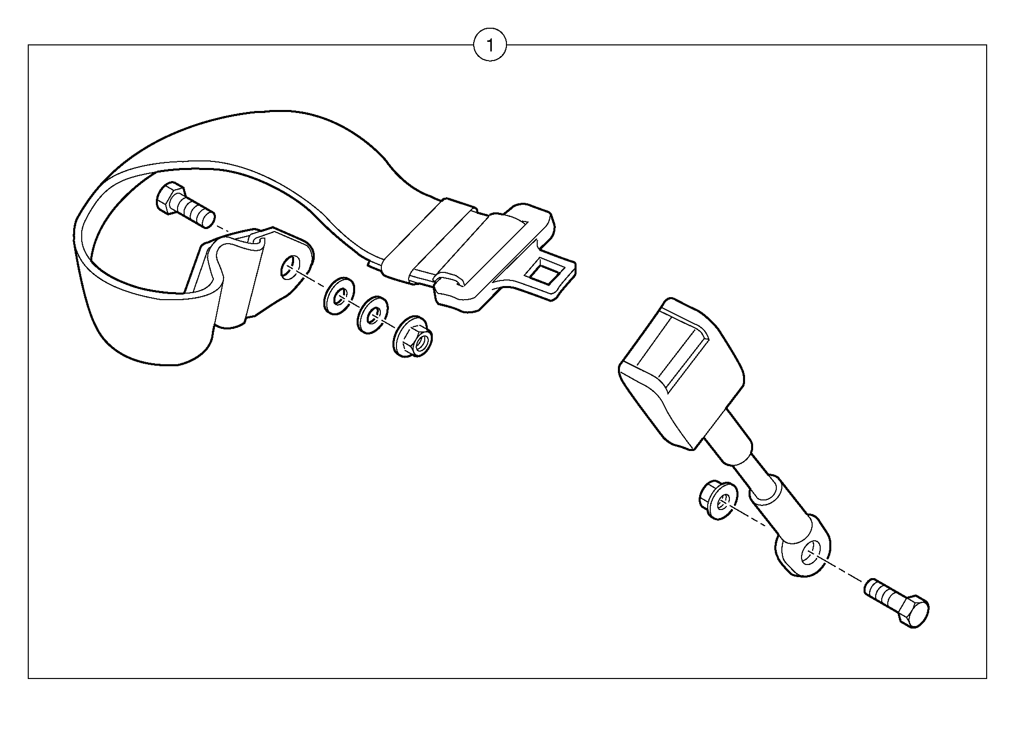 Схема запчастей Volvo EC15 - 5963 Safety belt EC15 TYPE 265 XR