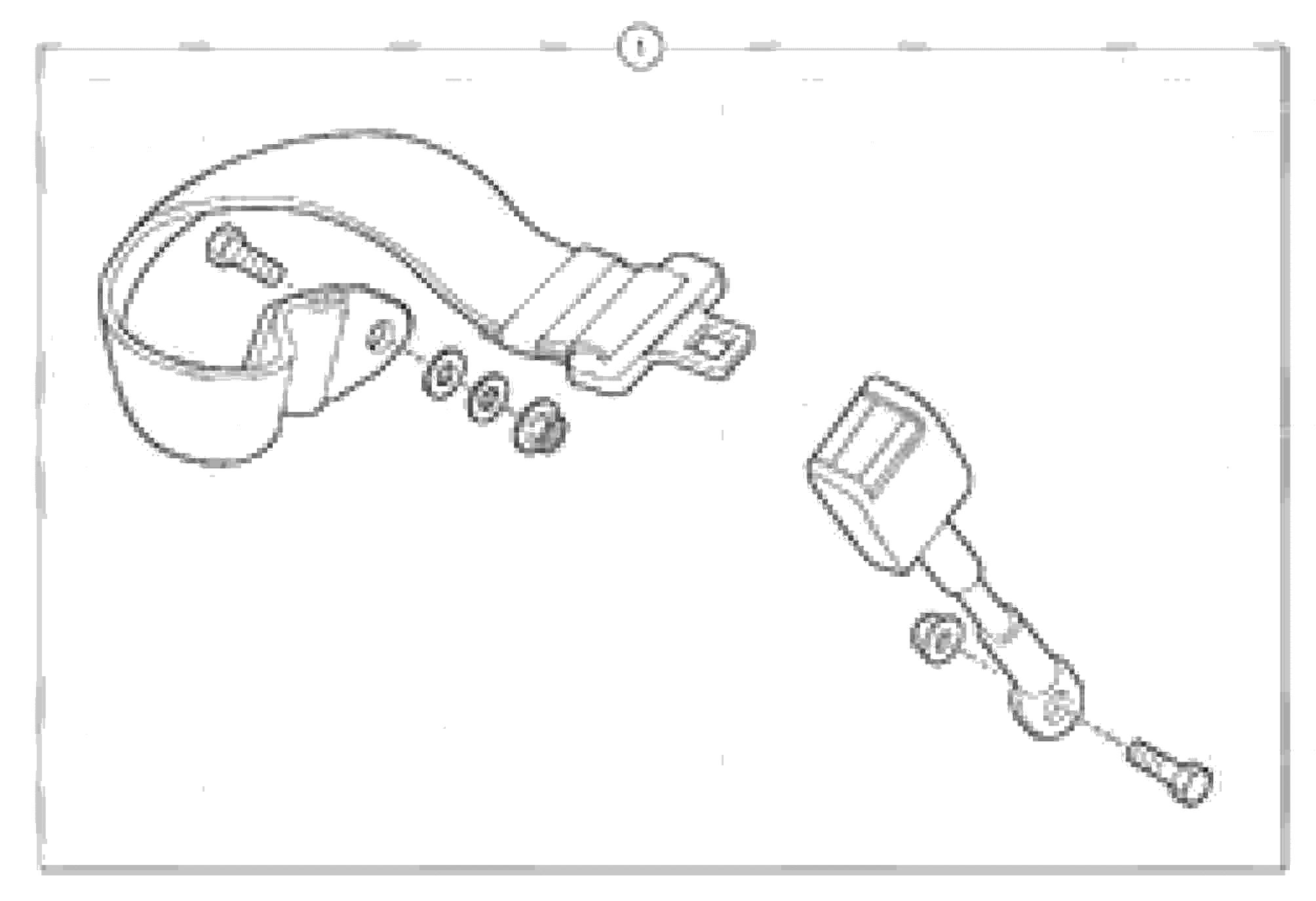 Схема запчастей Volvo EC15B - 38251 Safety belt EC15B TYPE 272 XT/XTV