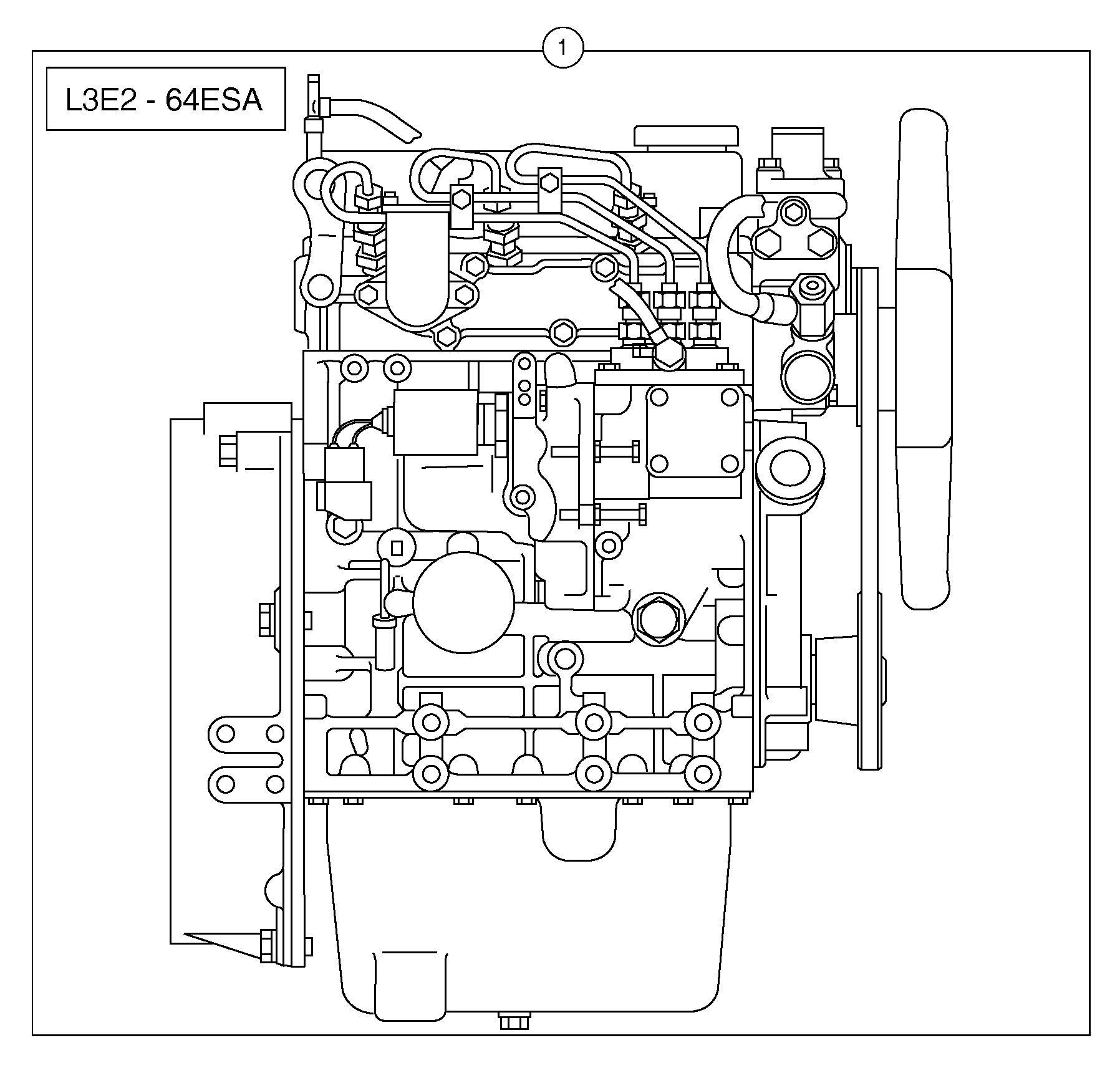 Схема запчастей Volvo EC15B - 18798 Equipped engine EC15B TYPE 272 XR