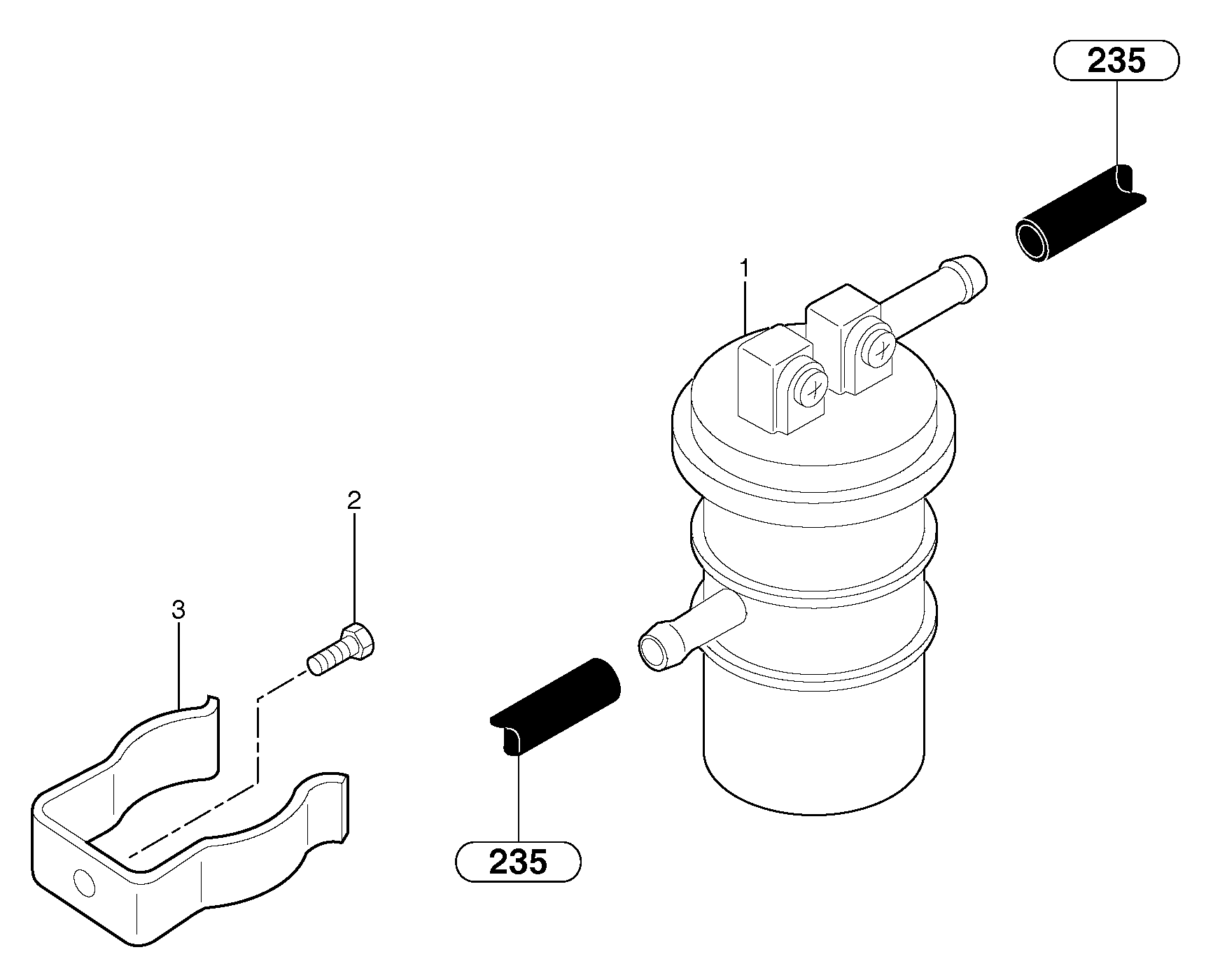 Схема запчастей Volvo EC15B - 17190 Фильтр топливный EC15B TYPE 272 XR