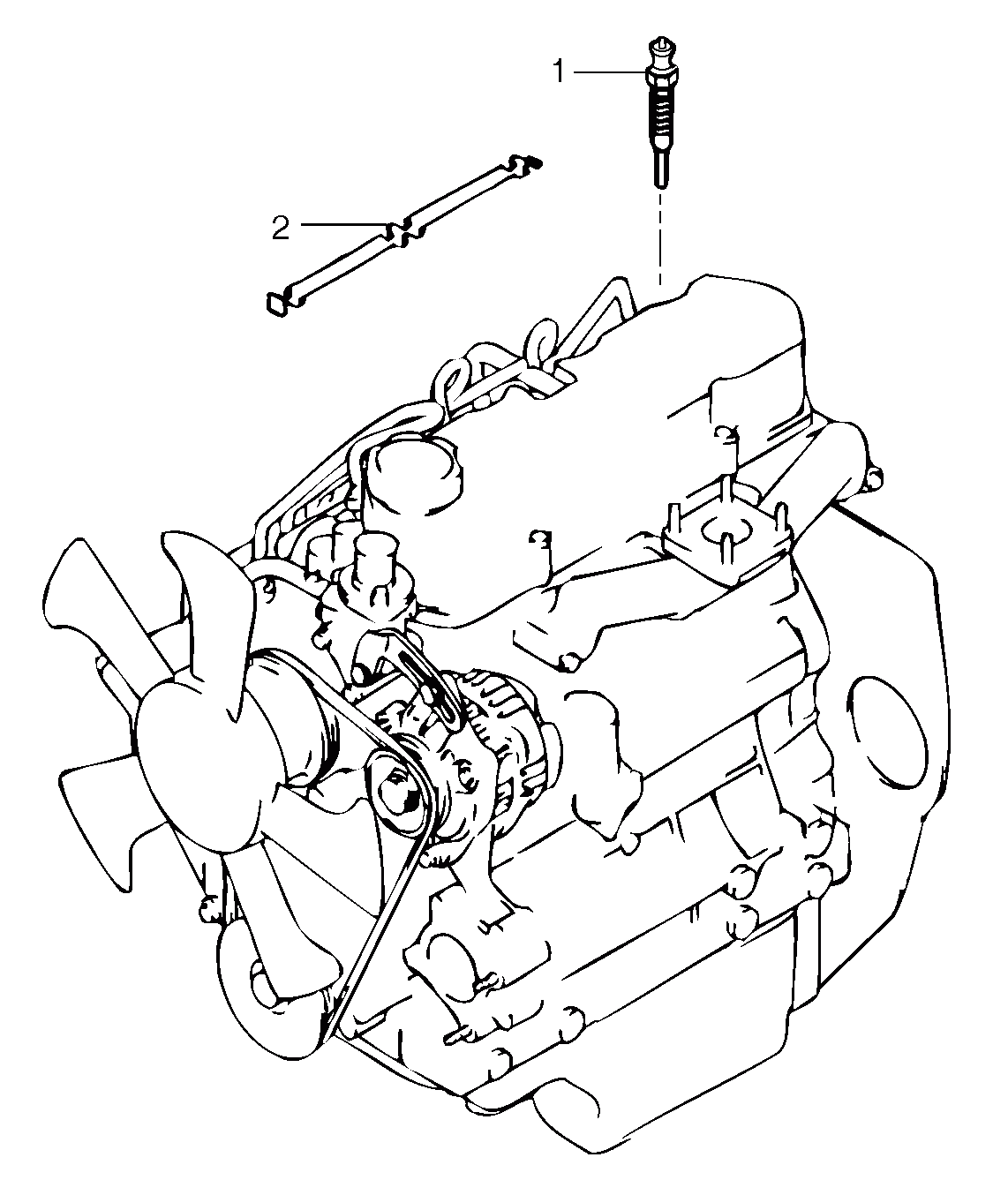 Схема запчастей Volvo EC15B - 25152 Preheating coil EC15B TYPE 272 XR
