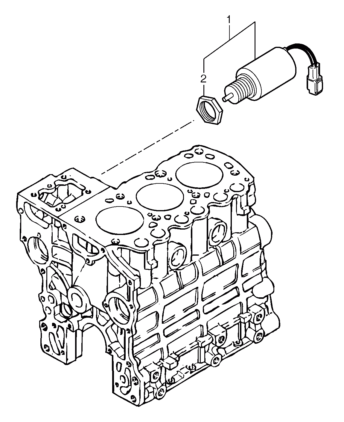 Схема запчастей Volvo EC15B - 36330 Engine stop electromagnet EC15B TYPE 272 XT/XTV