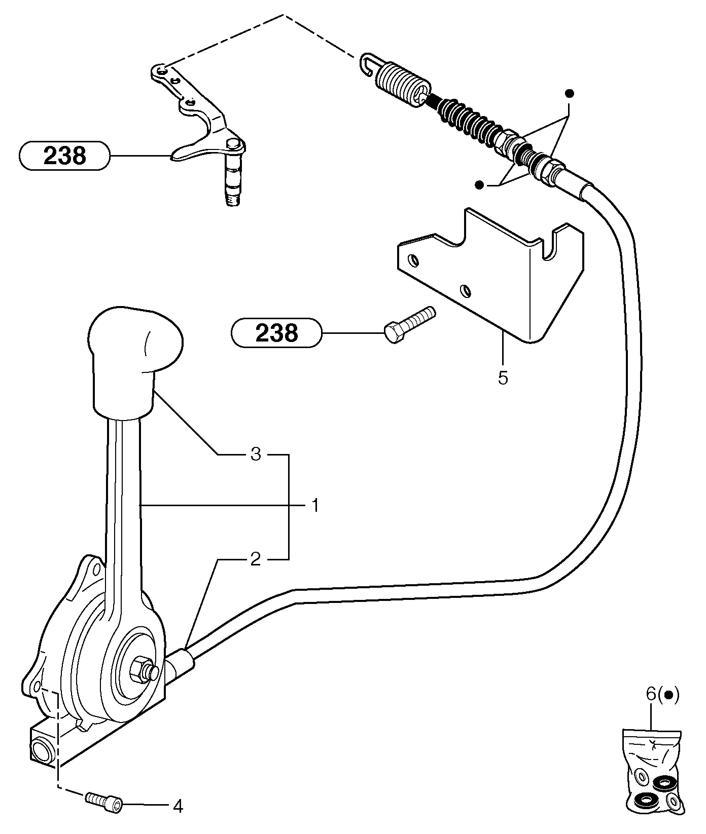 Схема запчастей Volvo EC15B - 36331 Engine acceleration control EC15B TYPE 272 XT/XTV