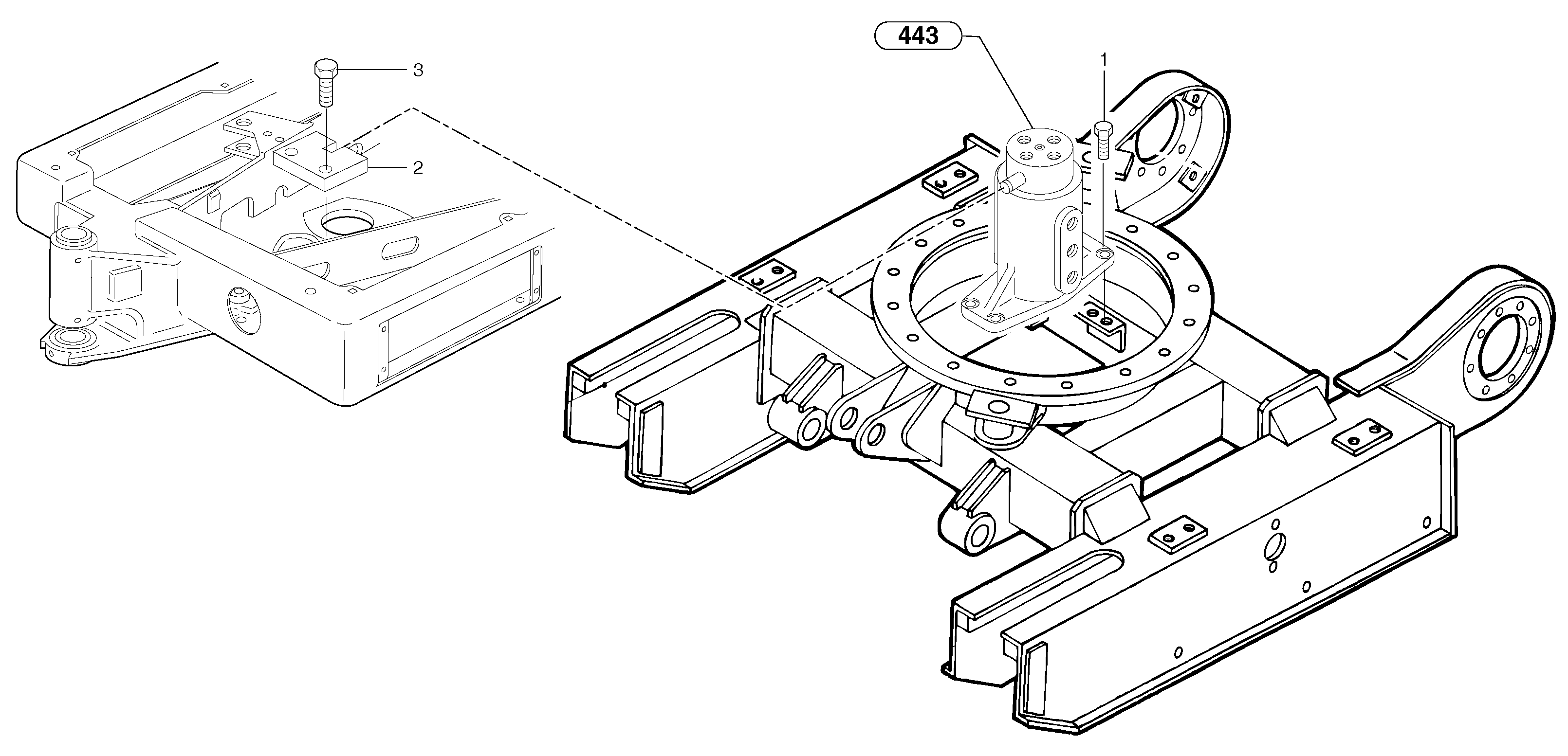 Схема запчастей Volvo EC15B - 106888 Swivel joint equipment EC15B TYPE 272 XR