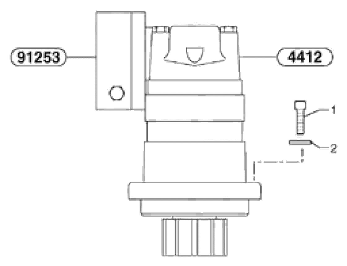 Схема запчастей Volvo EC15B - 105782 Slewing gear motor installation EC15B TYPE 272 XT/XTV
