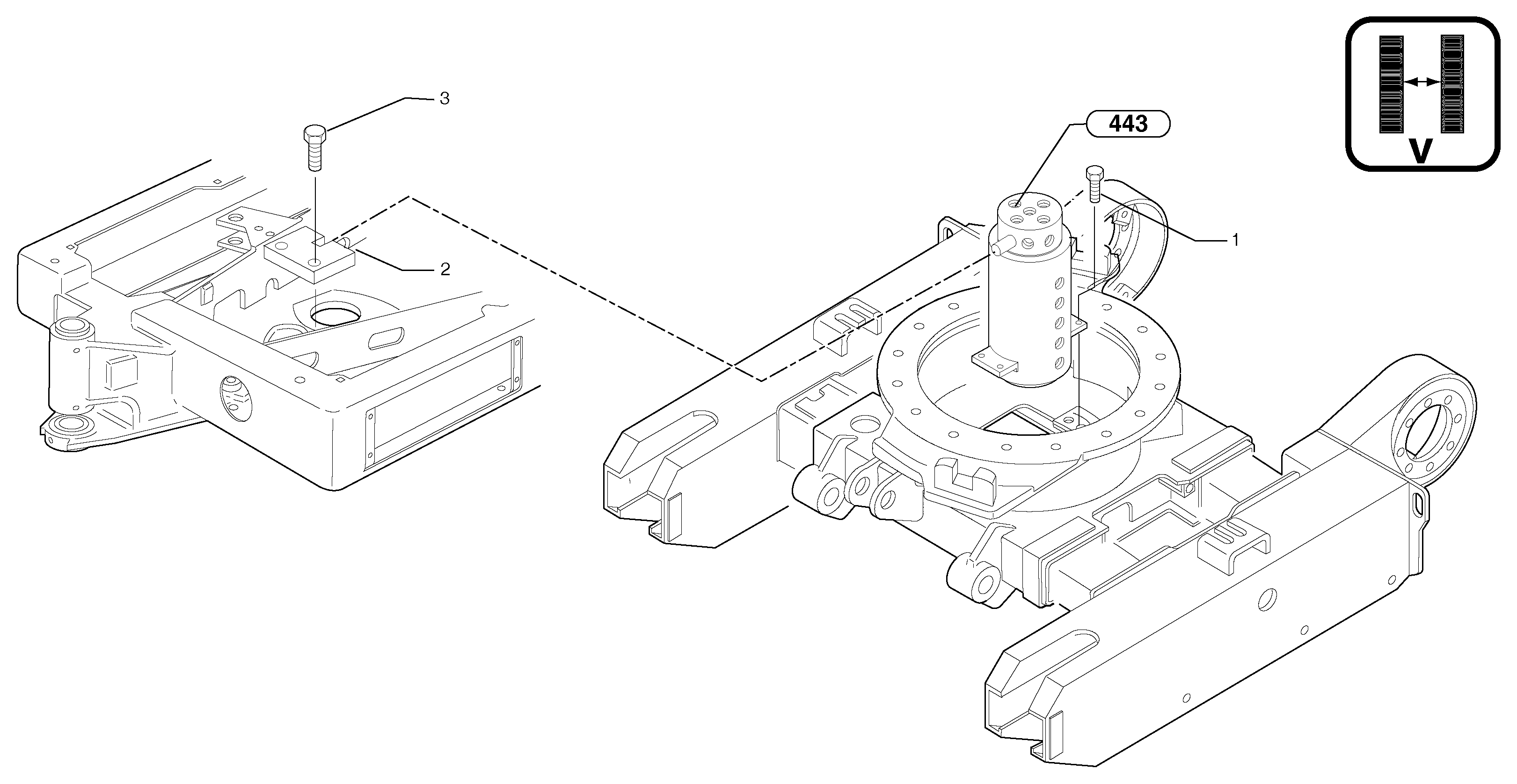 Схема запчастей Volvo EC15B - 766 Swivel joint equipment / variable track EC15B TYPE 272 XT/XTV