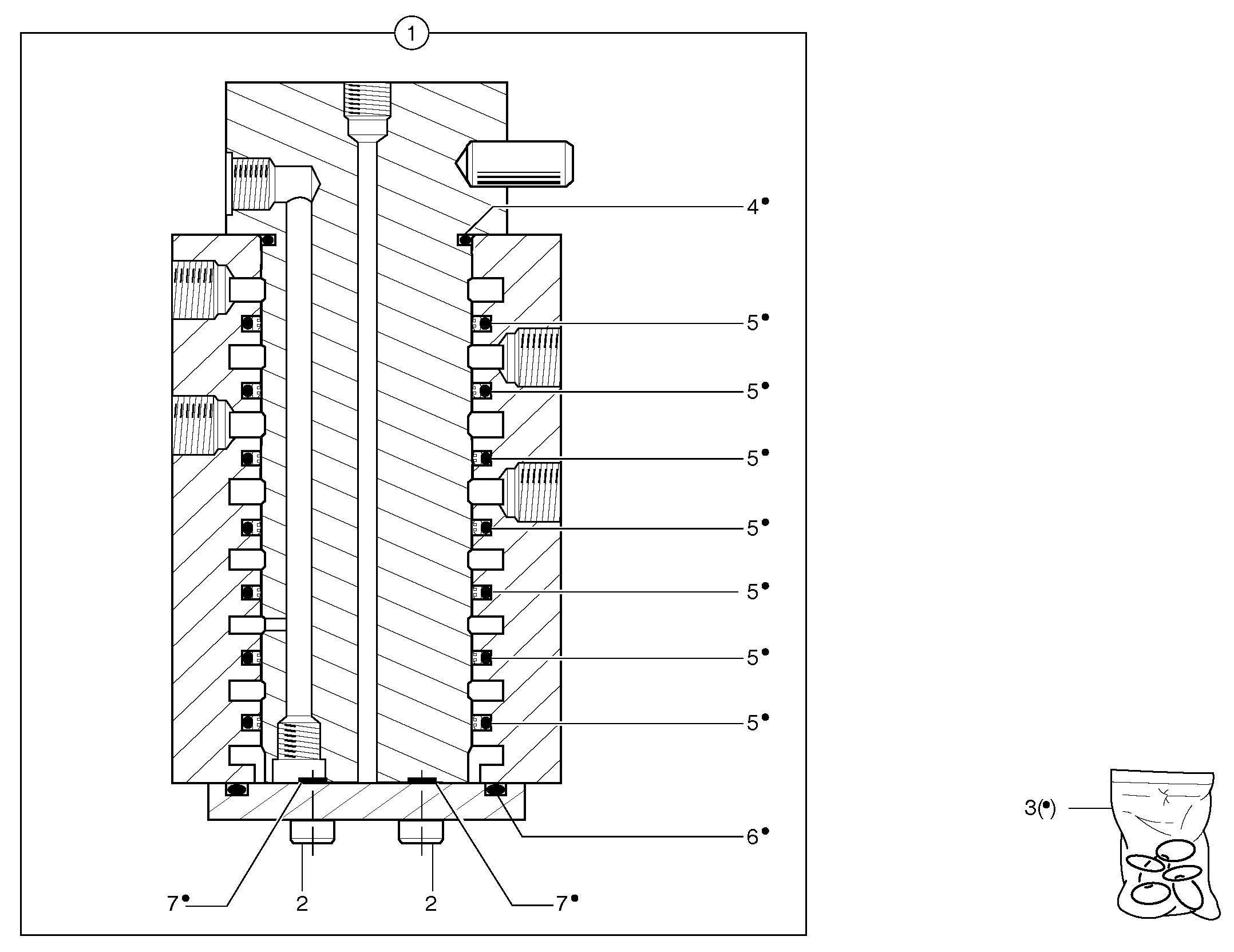 Схема запчастей Volvo EC15B - 770 Swivel joint EC15B TYPE 272 XT/XTV