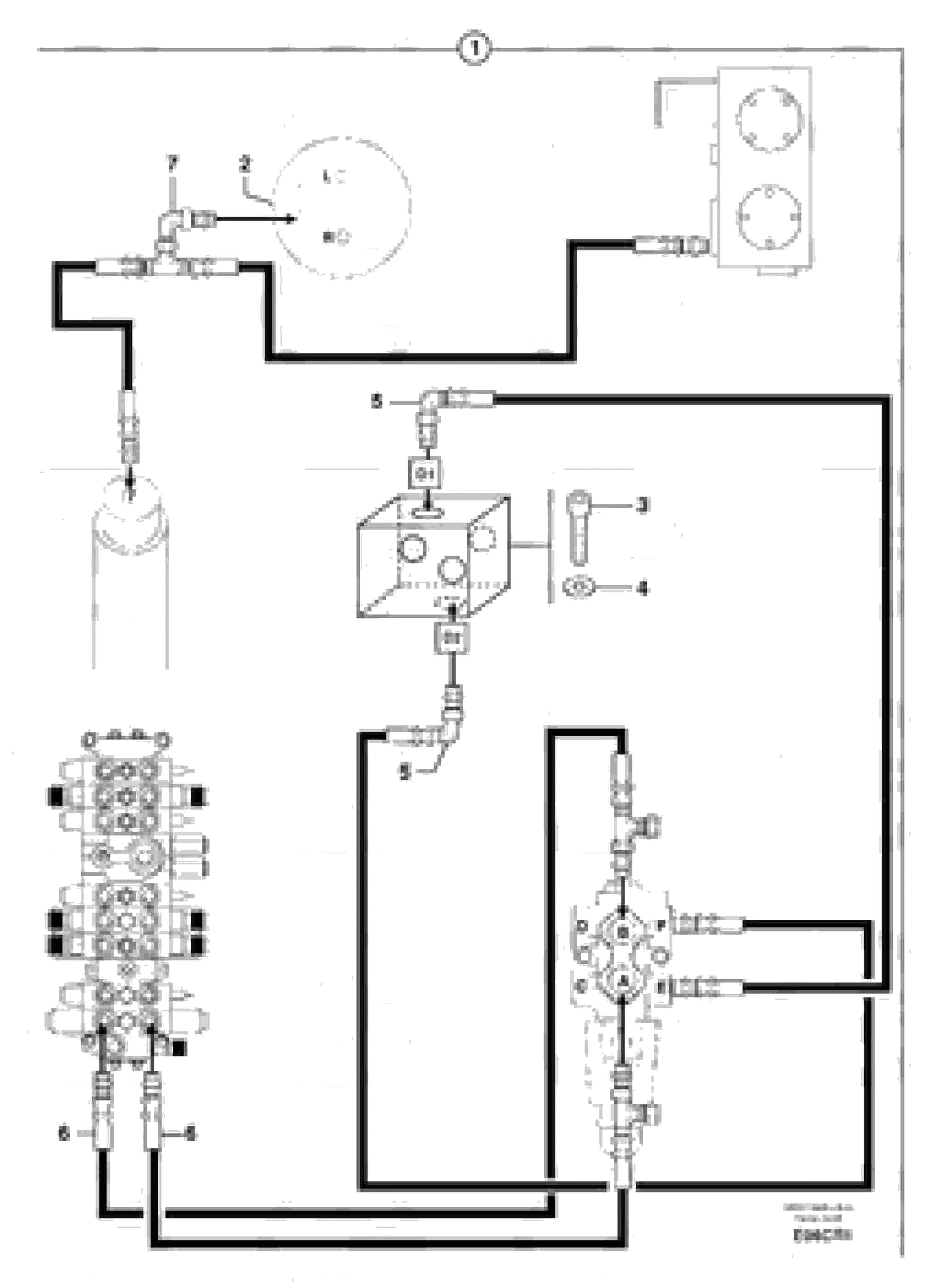 Схема запчастей Volvo EC50 - 6690 Slewing motion control drive ( kit ) EC50 TYPE 247