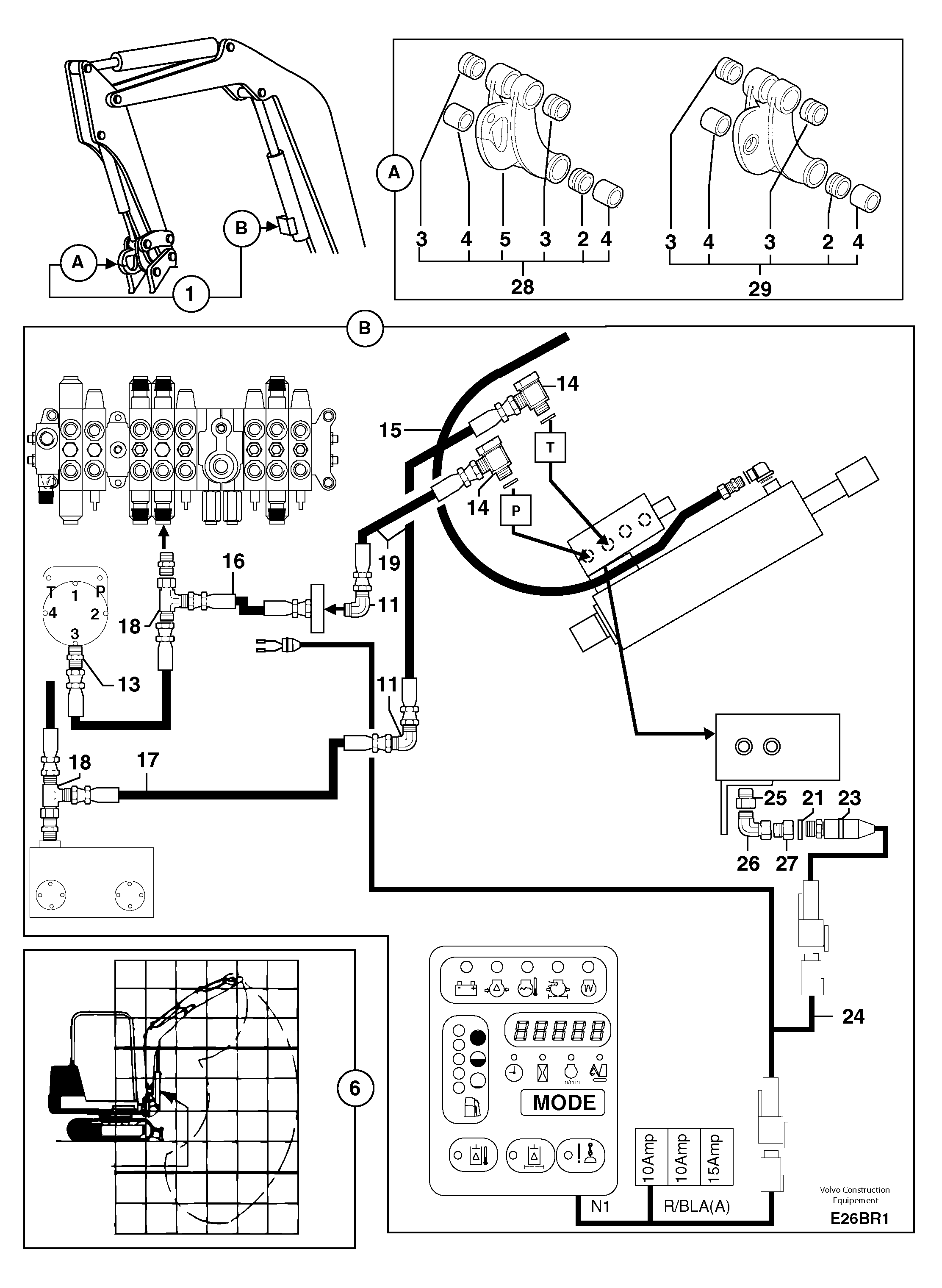 Схема запчастей Volvo EC50 - 6700 Handling operations Ce / with Puma EC50 TYPE 247