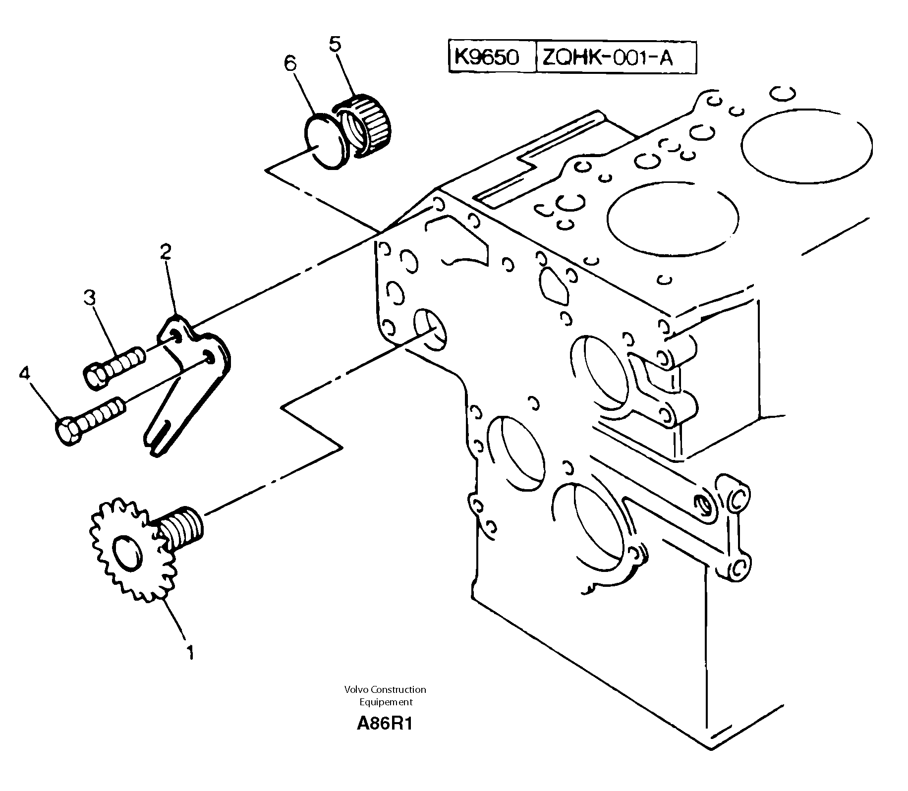 Схема запчастей Volvo EC50 - 6444 Tachometer and hour meter EC50VV TYPE 247